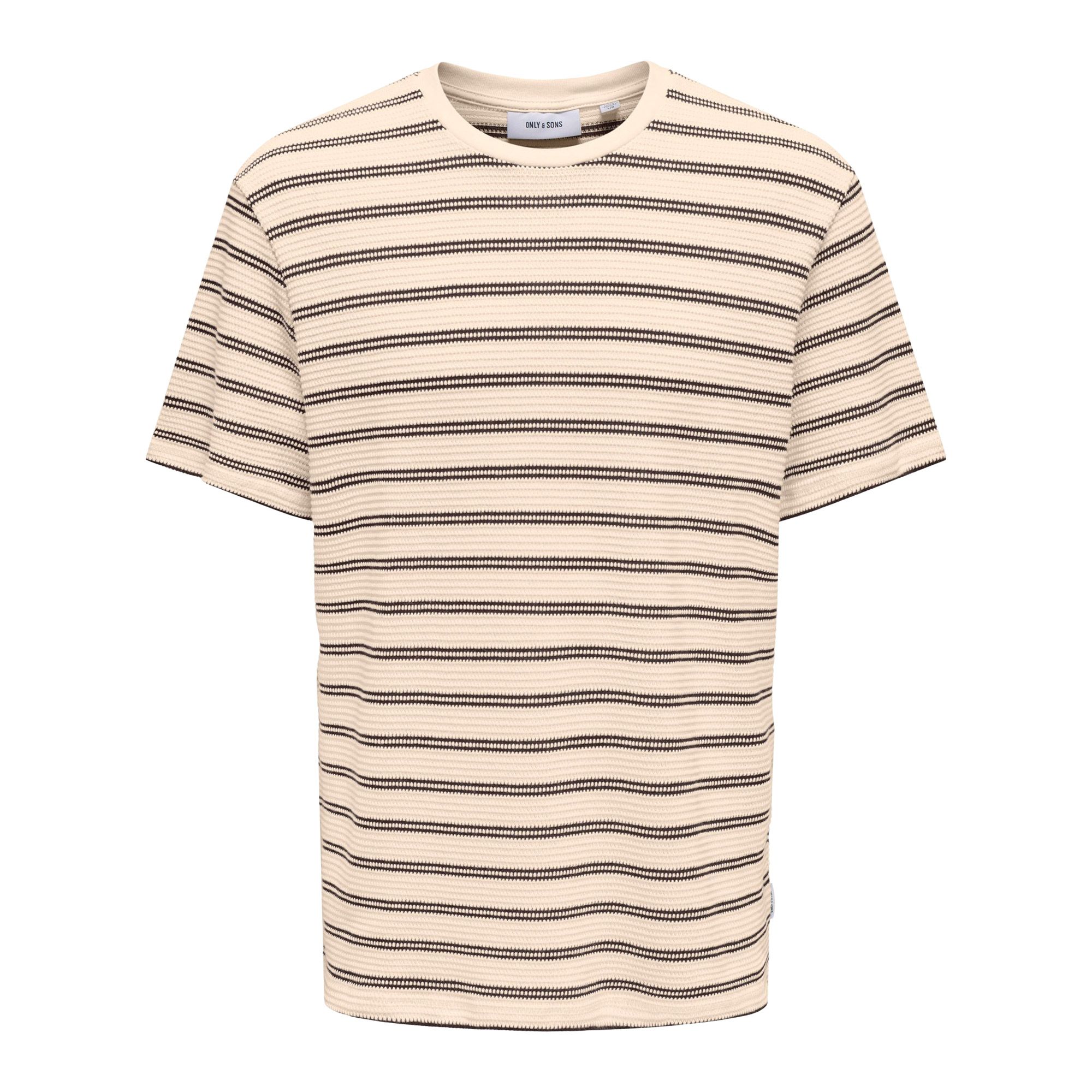 Only &amp; Sons Sian Regular Striped SS Shirt Heren