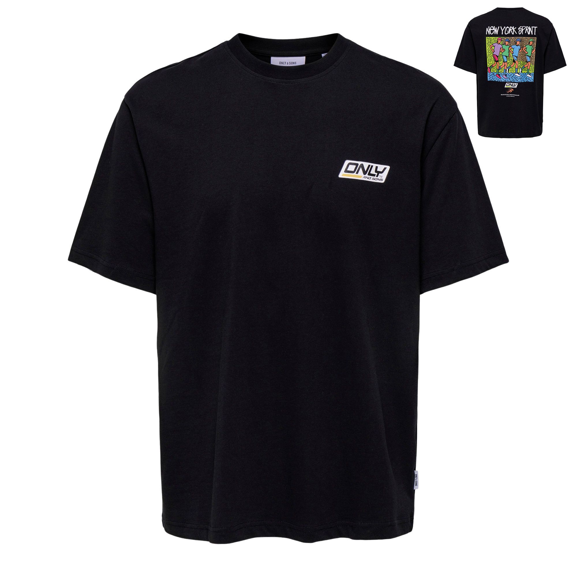 Only & Sons Sprint Logo Relaxed Shirt Heren