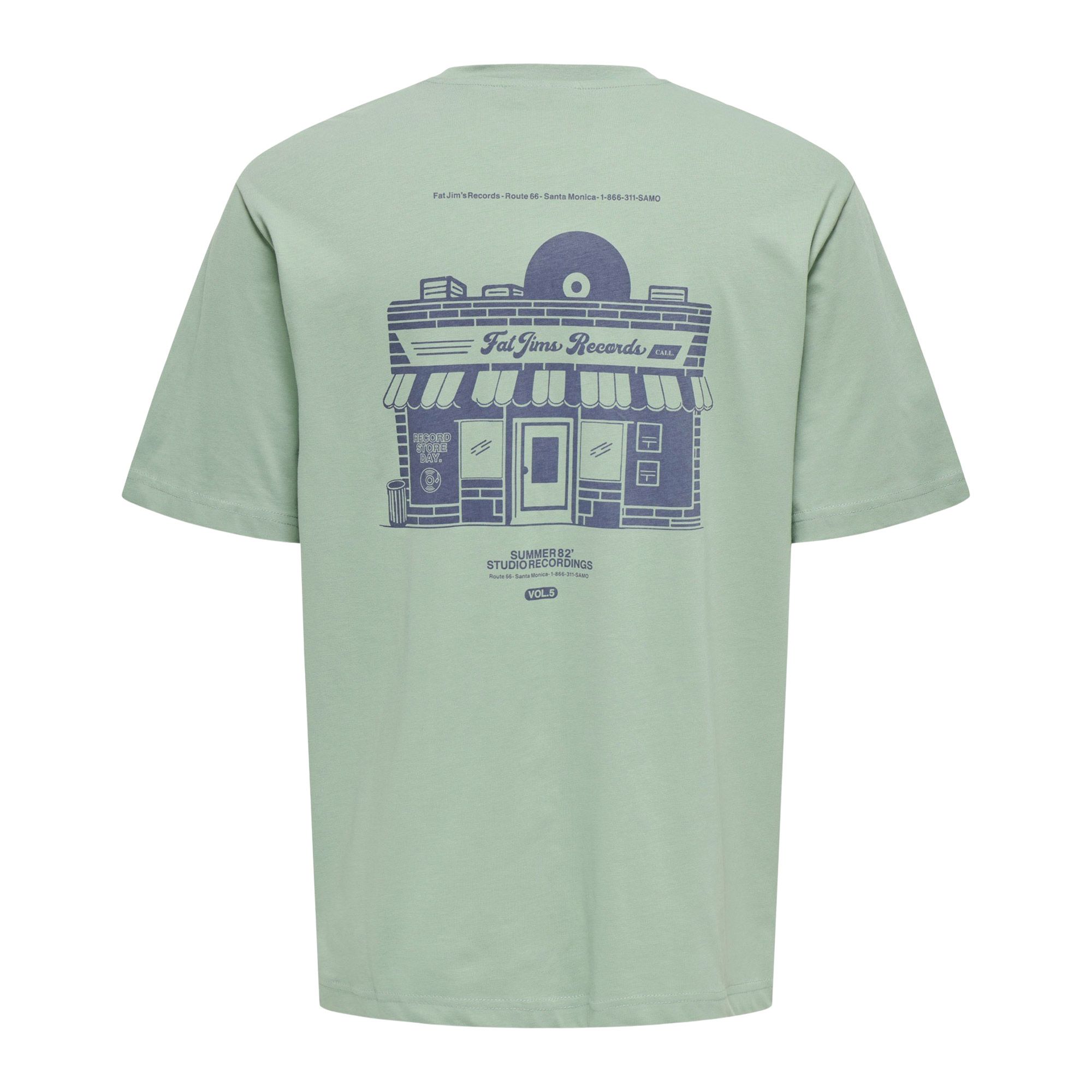 T-shirt Only & Sons Rylan Record Relaxed Hommes