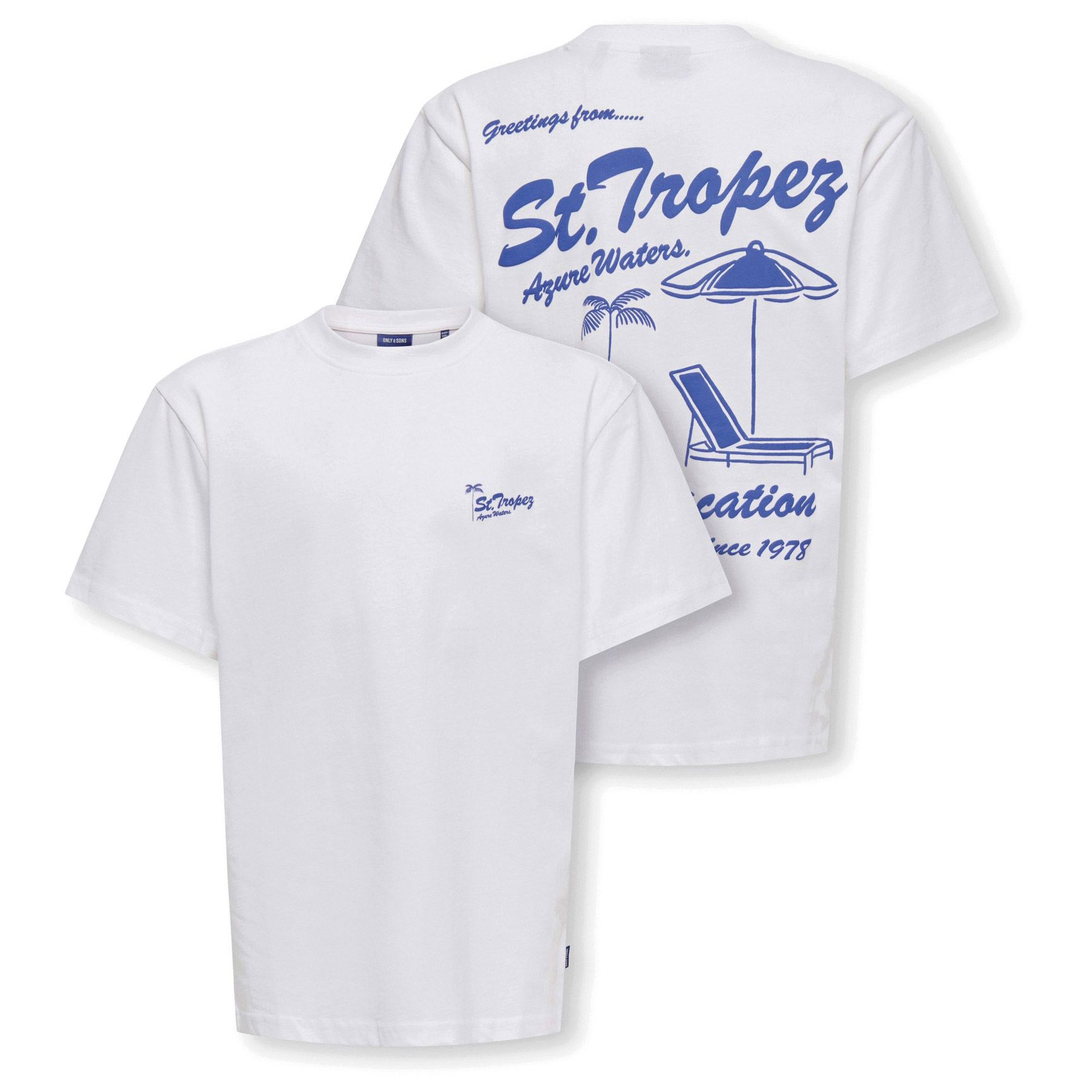 Only &amp; Sons Milo Sketch Life Relax T-shirt Junior