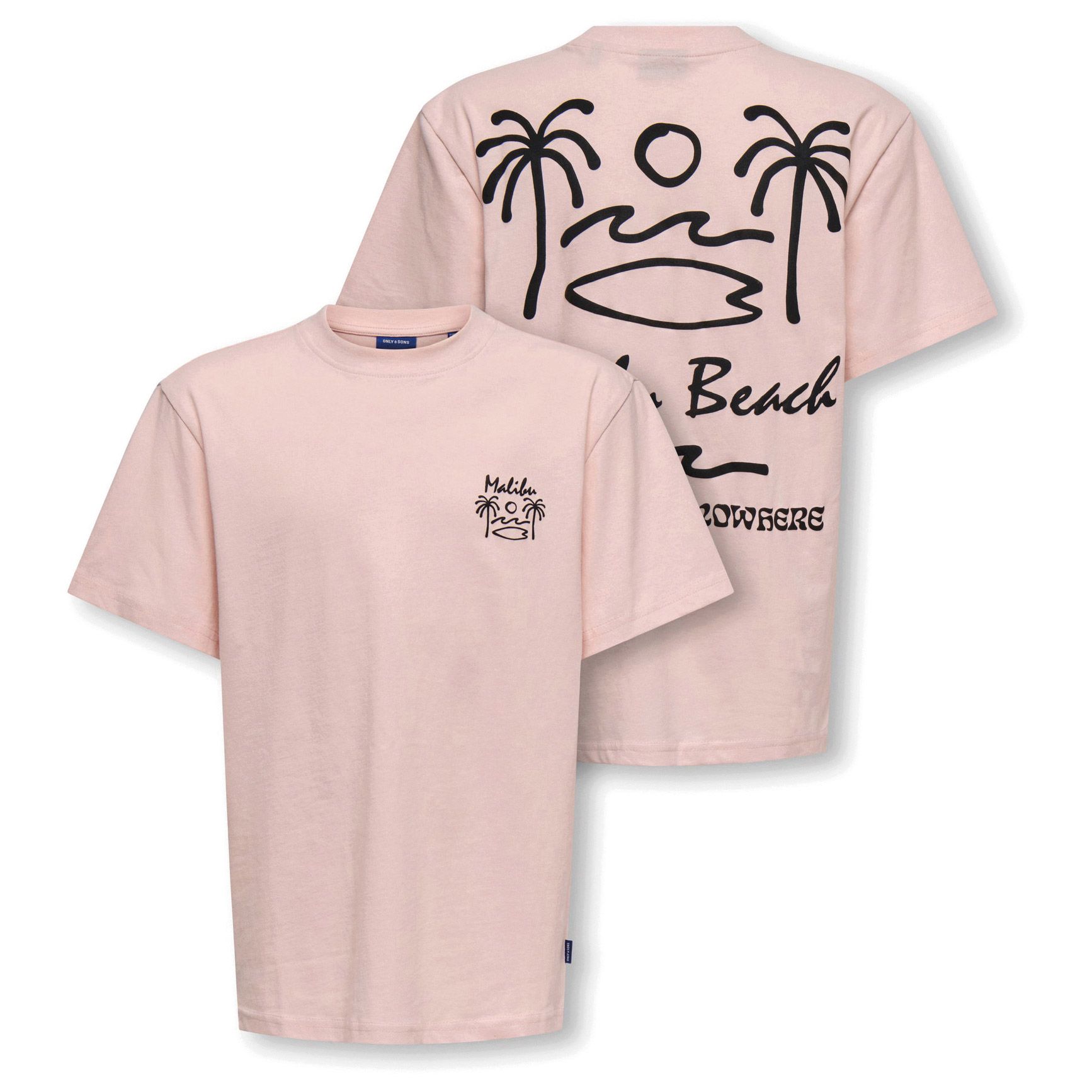 Only &amp; Sons Milo Sketch Life Relax T-shirt Junior