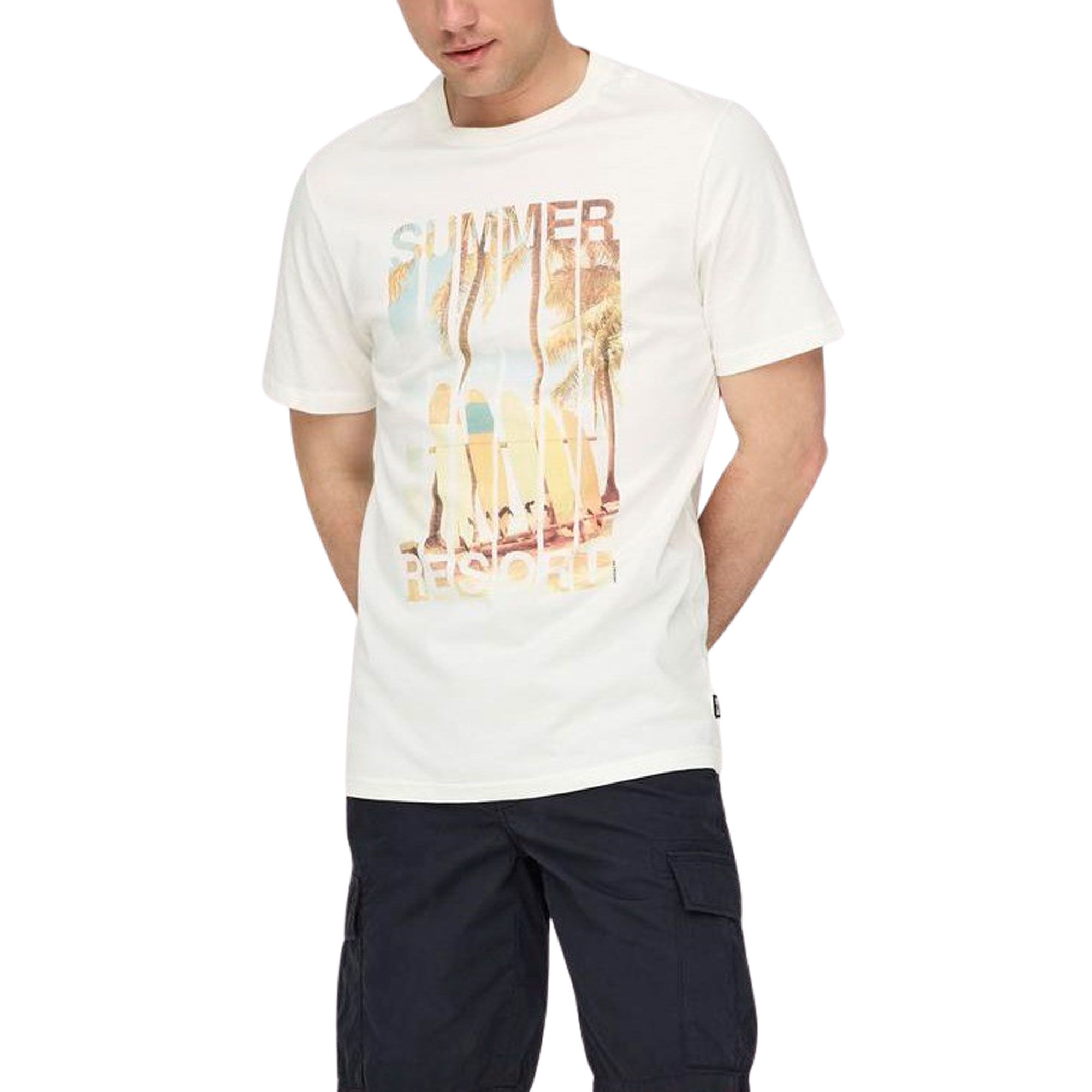 Only & Sons Magdy Life Photoprint Shirt Heren