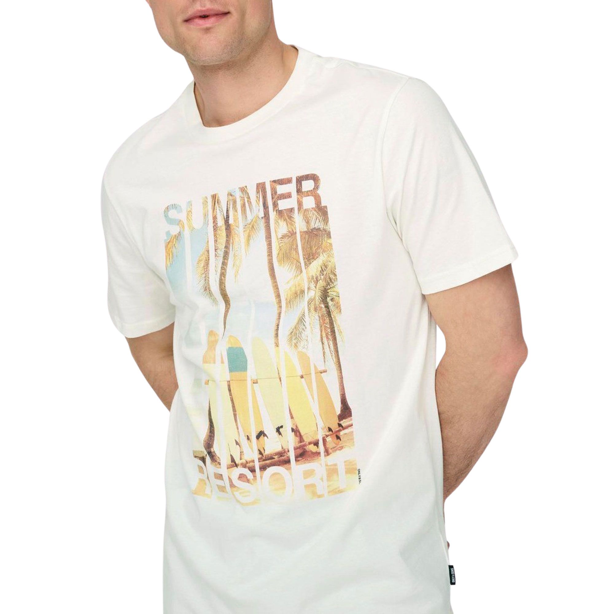Only & Sons Magdy Life Photoprint Shirt Heren