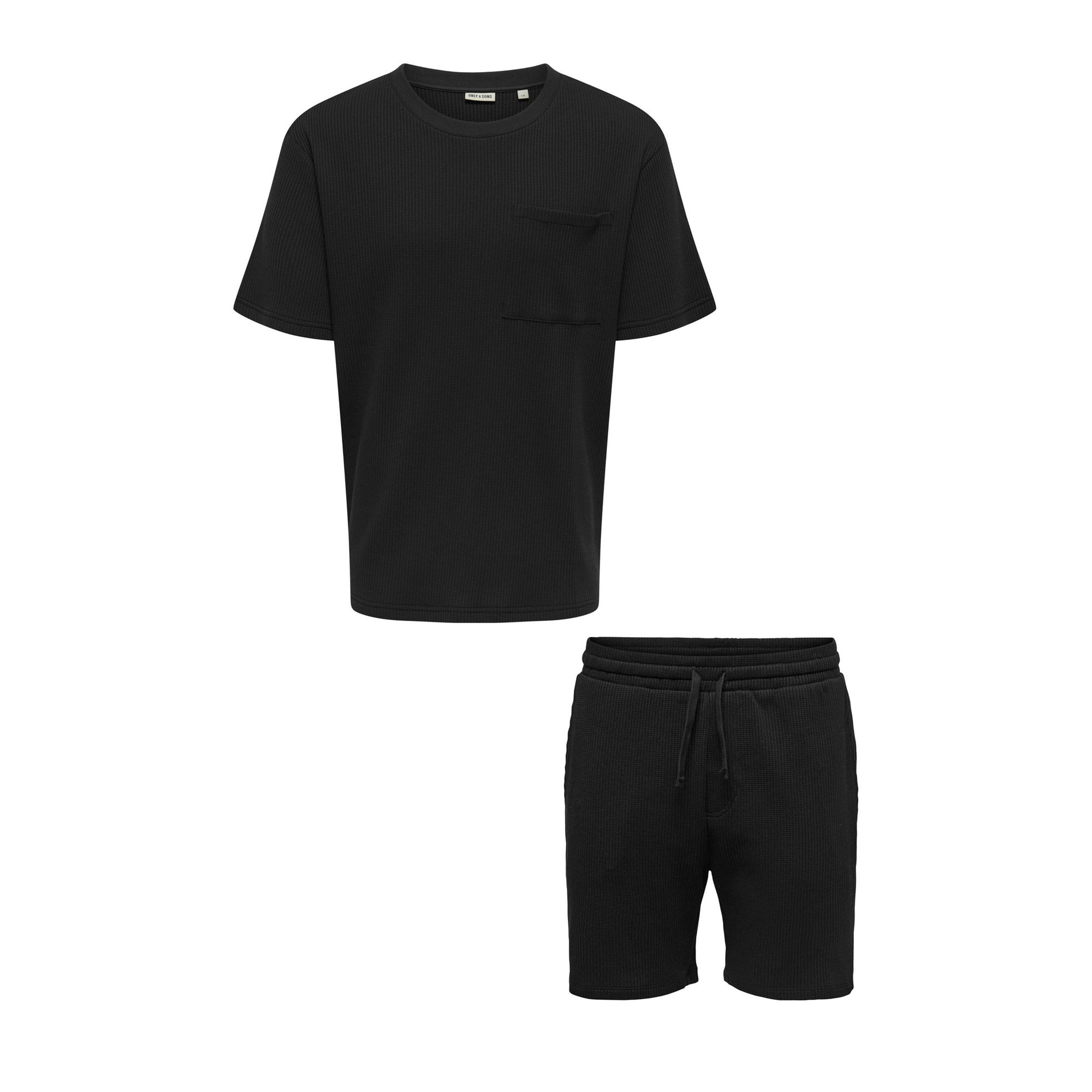Only &amp; Sons Steward Relaxed Shirt en Short Set Heren