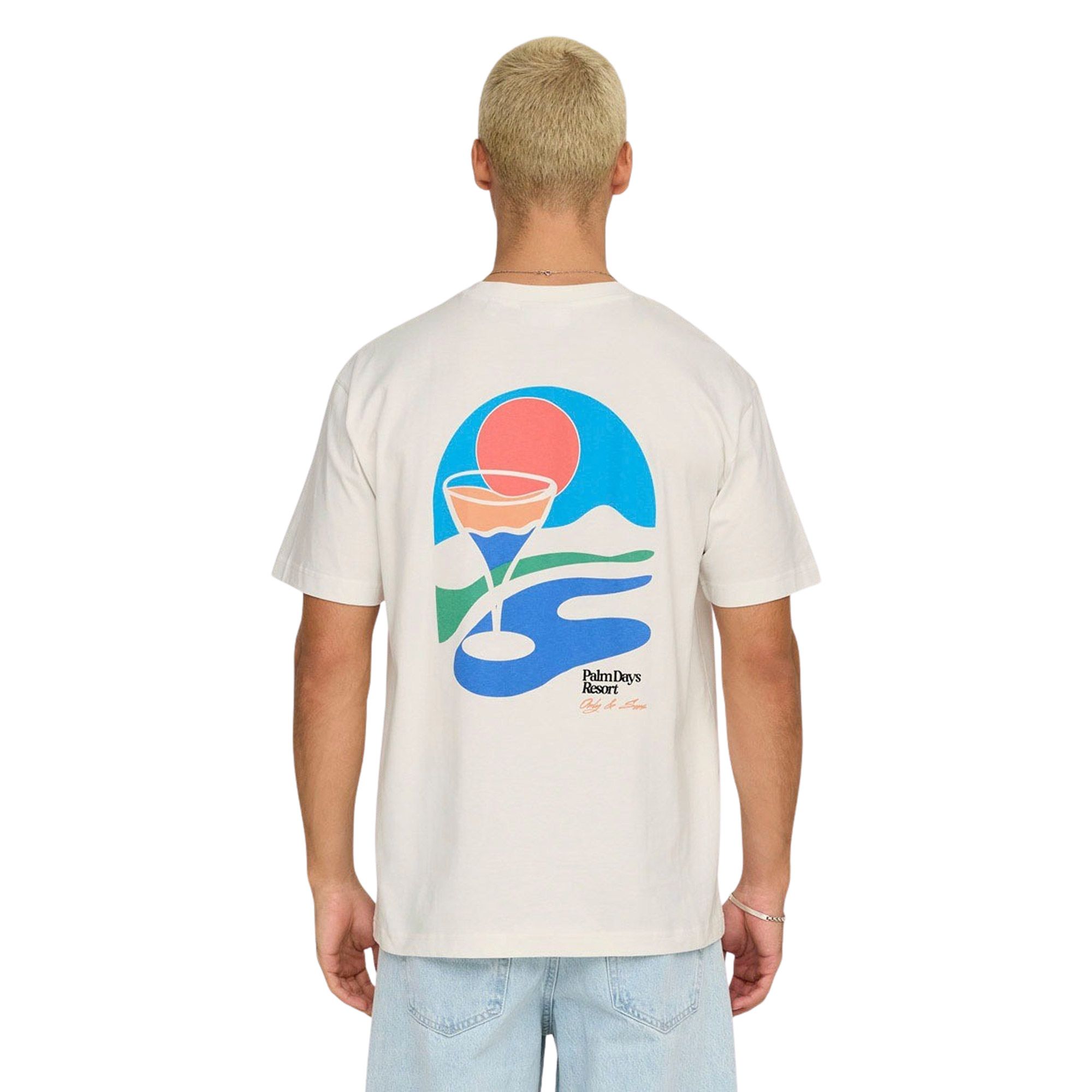 Only & Sons Palm Days Print Shirt Heren