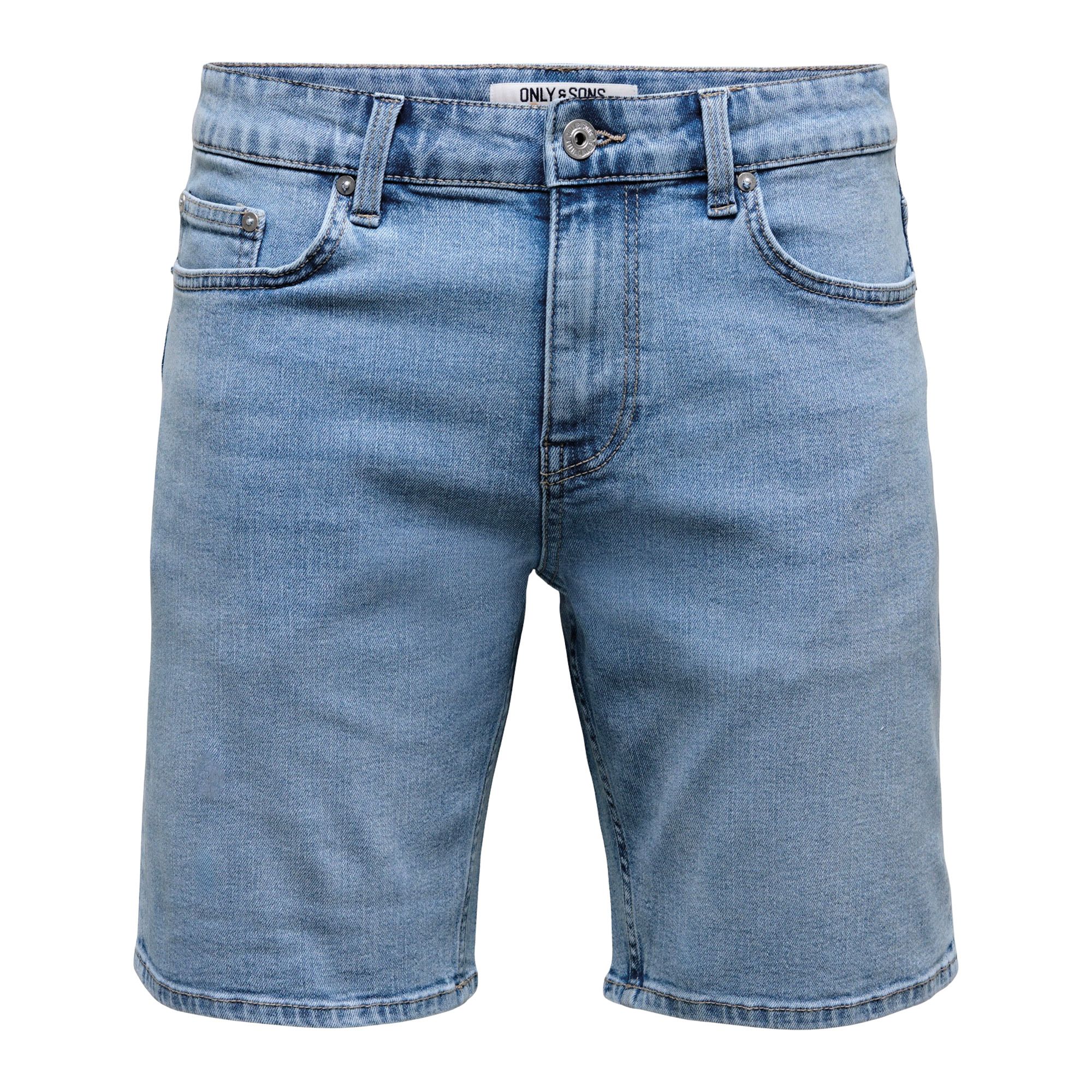 Only &amp; Sons Weft Box Pim Denim Short Heren