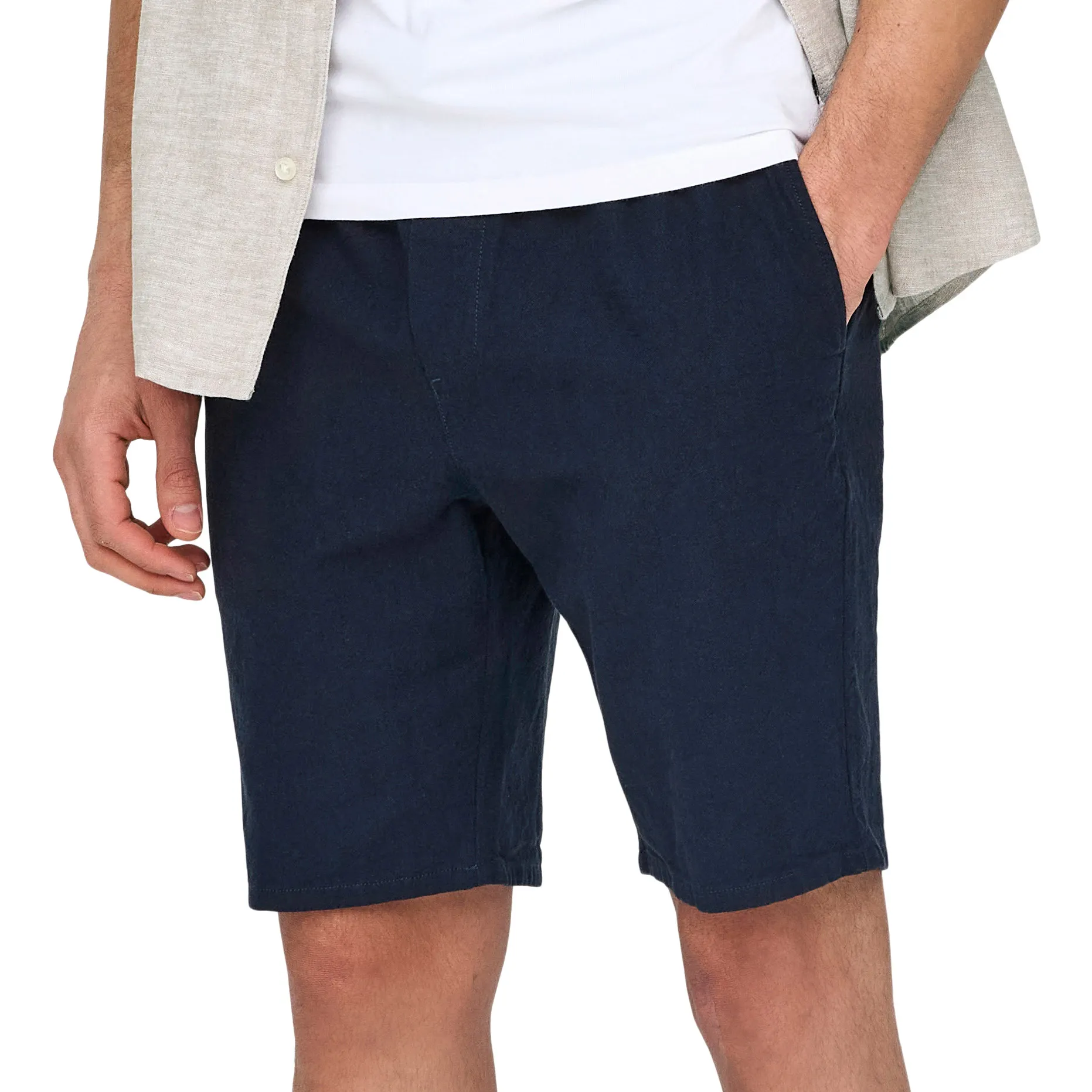 Only & Sons Linus Cotton Linnen Short Heren