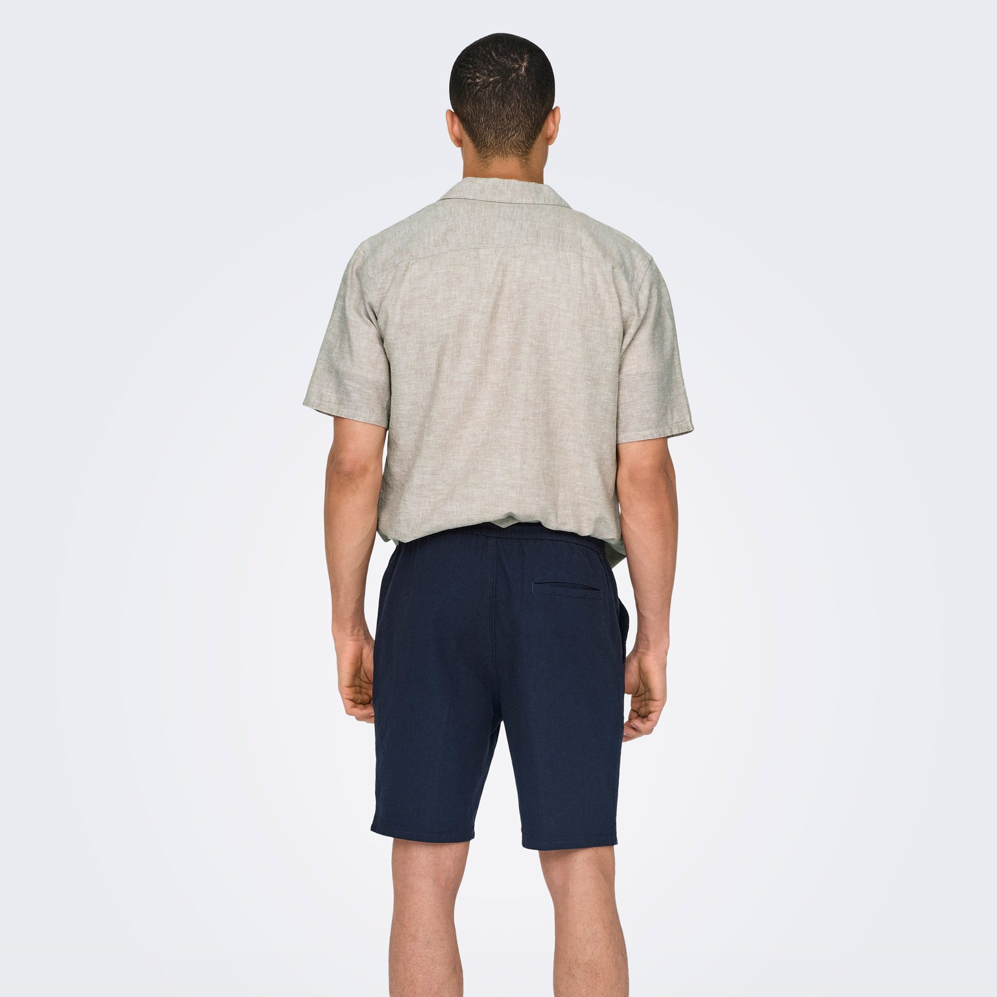 Only & Sons Linus Cotton Linnen Short Heren