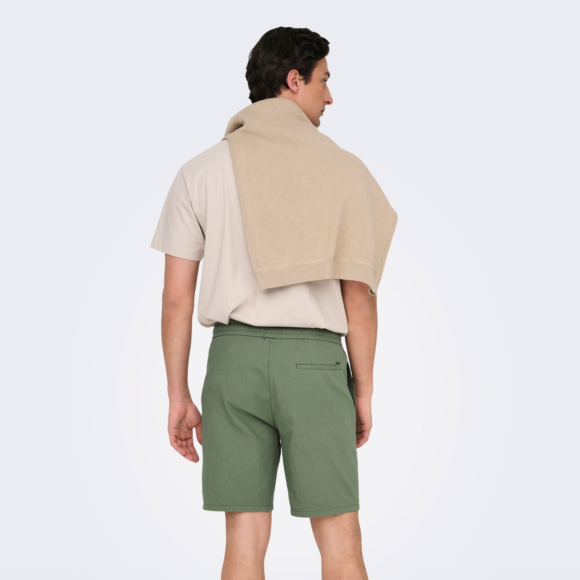 Only & Sons Linus Cotton Linnen Short Heren