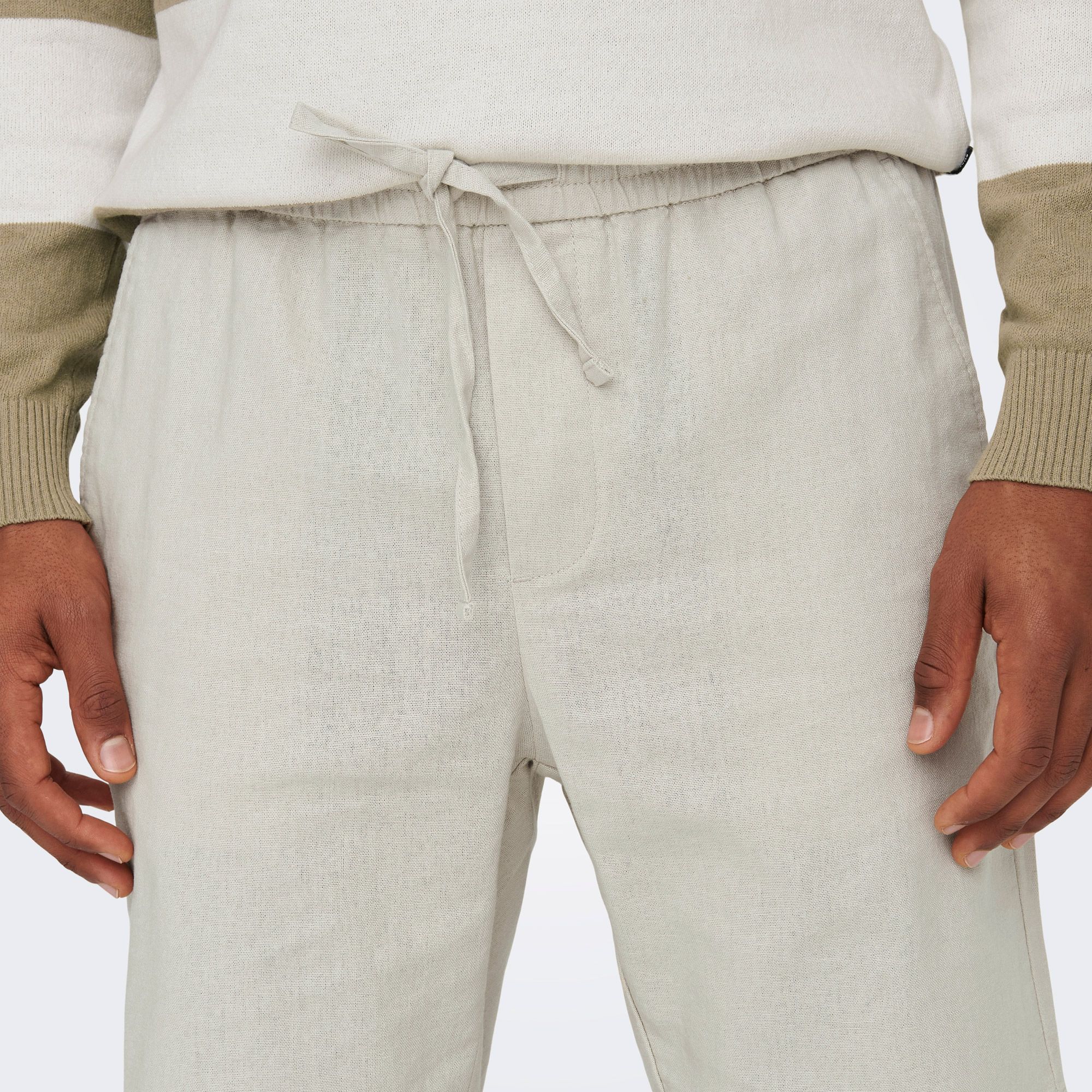 Only & Sons Linus Cotton Linnen Short Heren