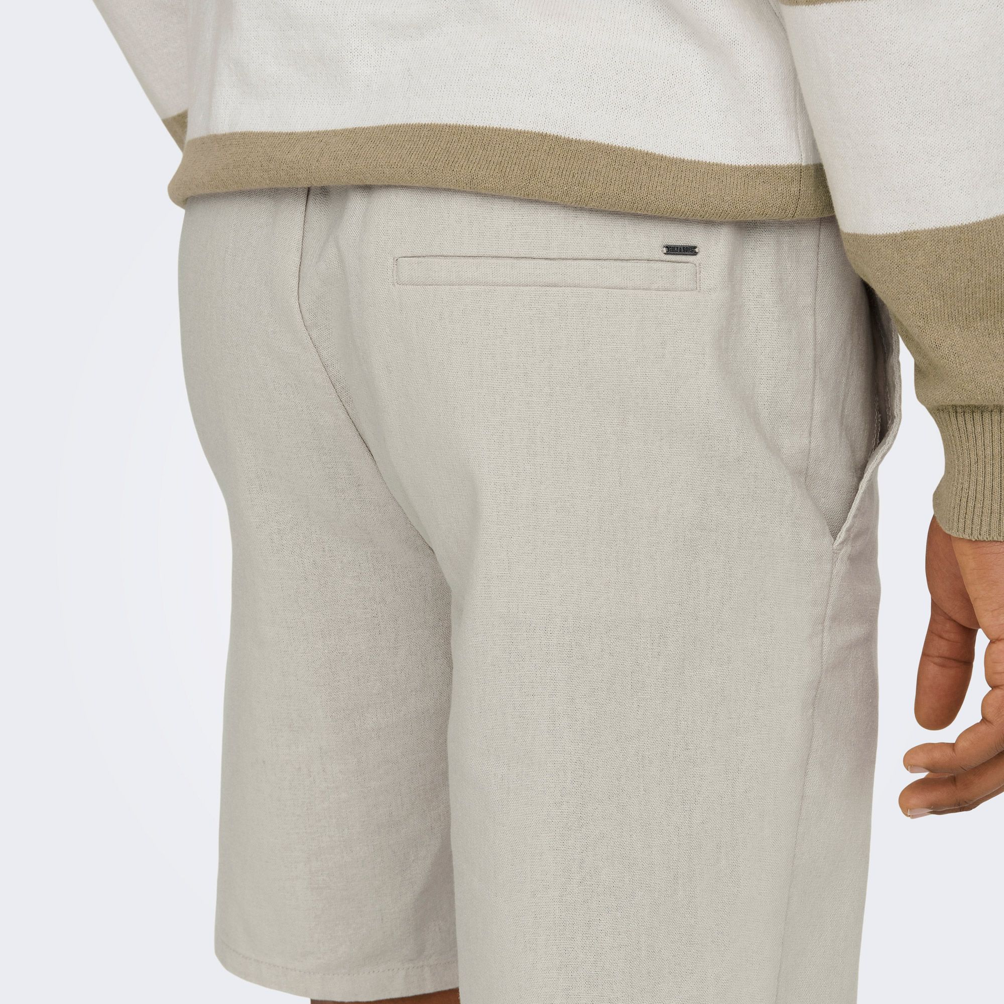 Only & Sons Linus Cotton Linnen Short Heren