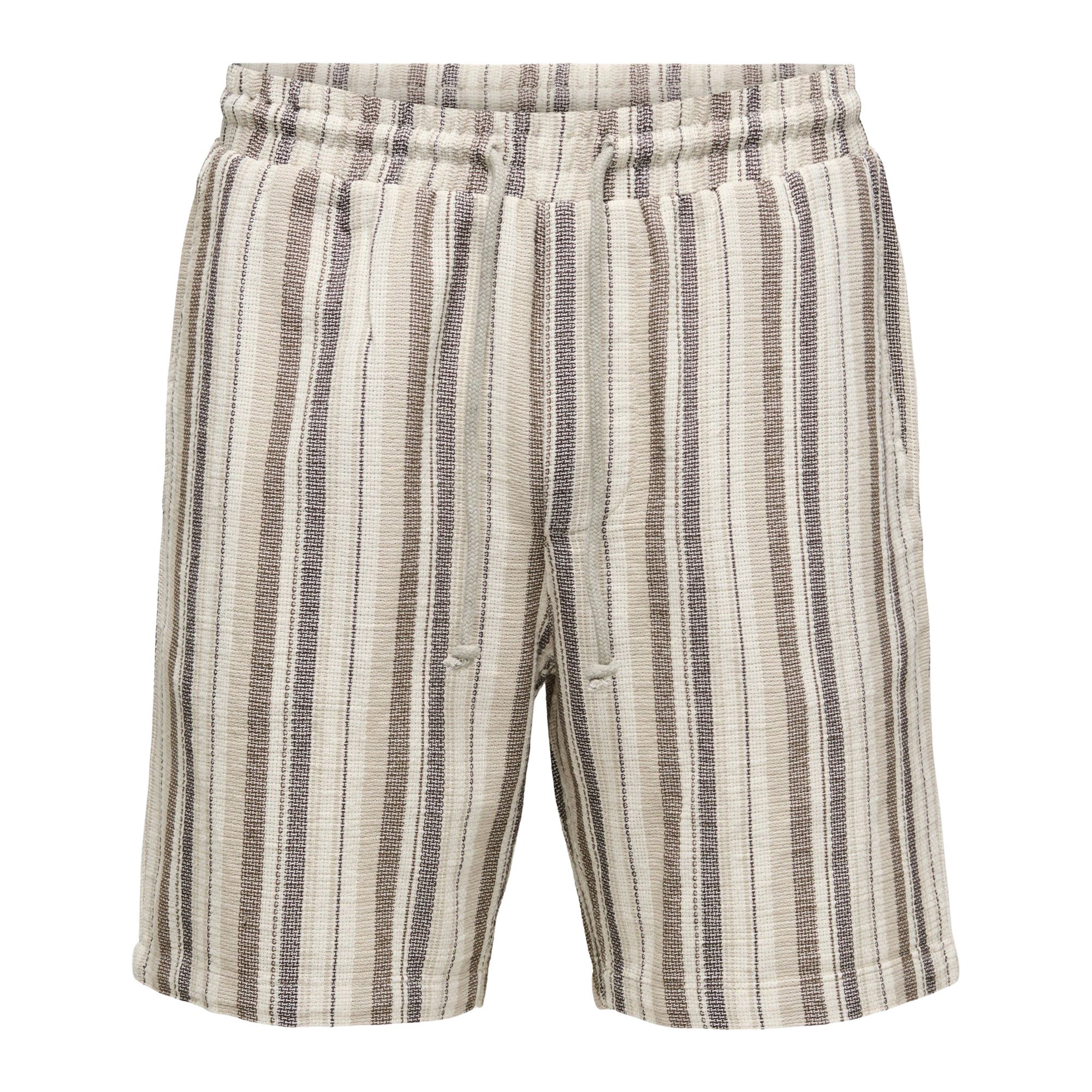 Only &amp; Sons Trev Life Reg Stripe Joggingshort Heren
