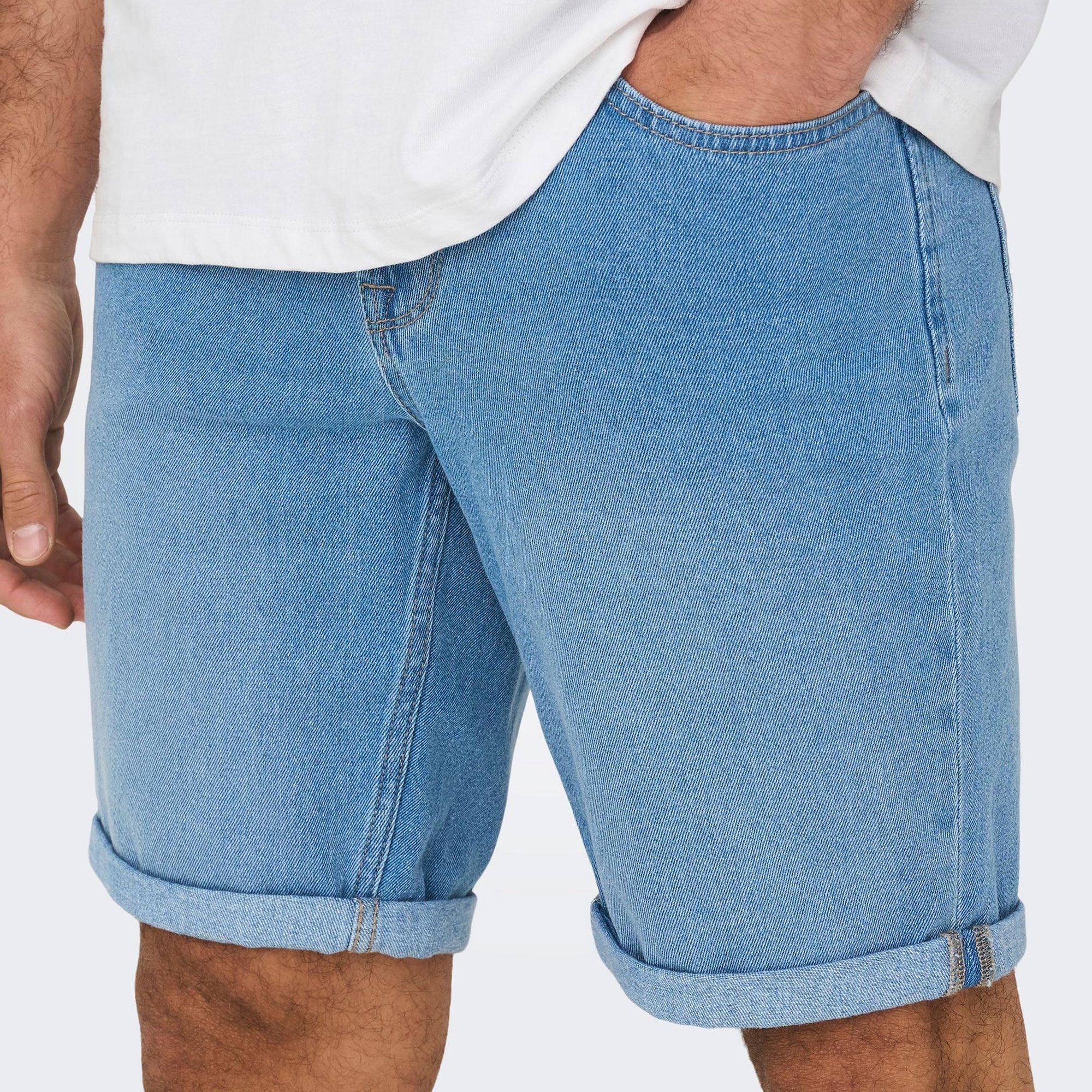 Only & Sons Ply Denim Short Heren