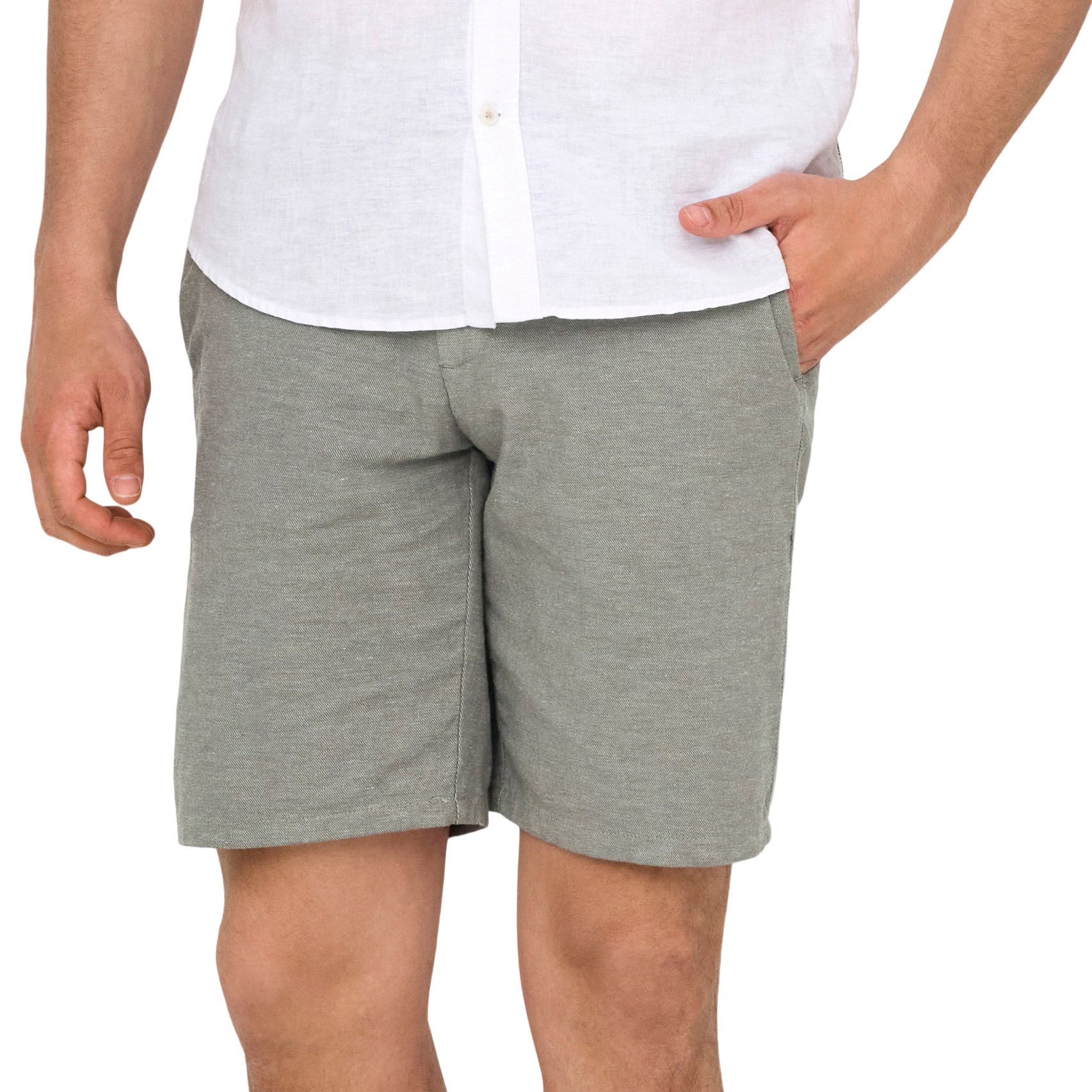Only &amp; Sons Mark Cotton Linnen Short Heren