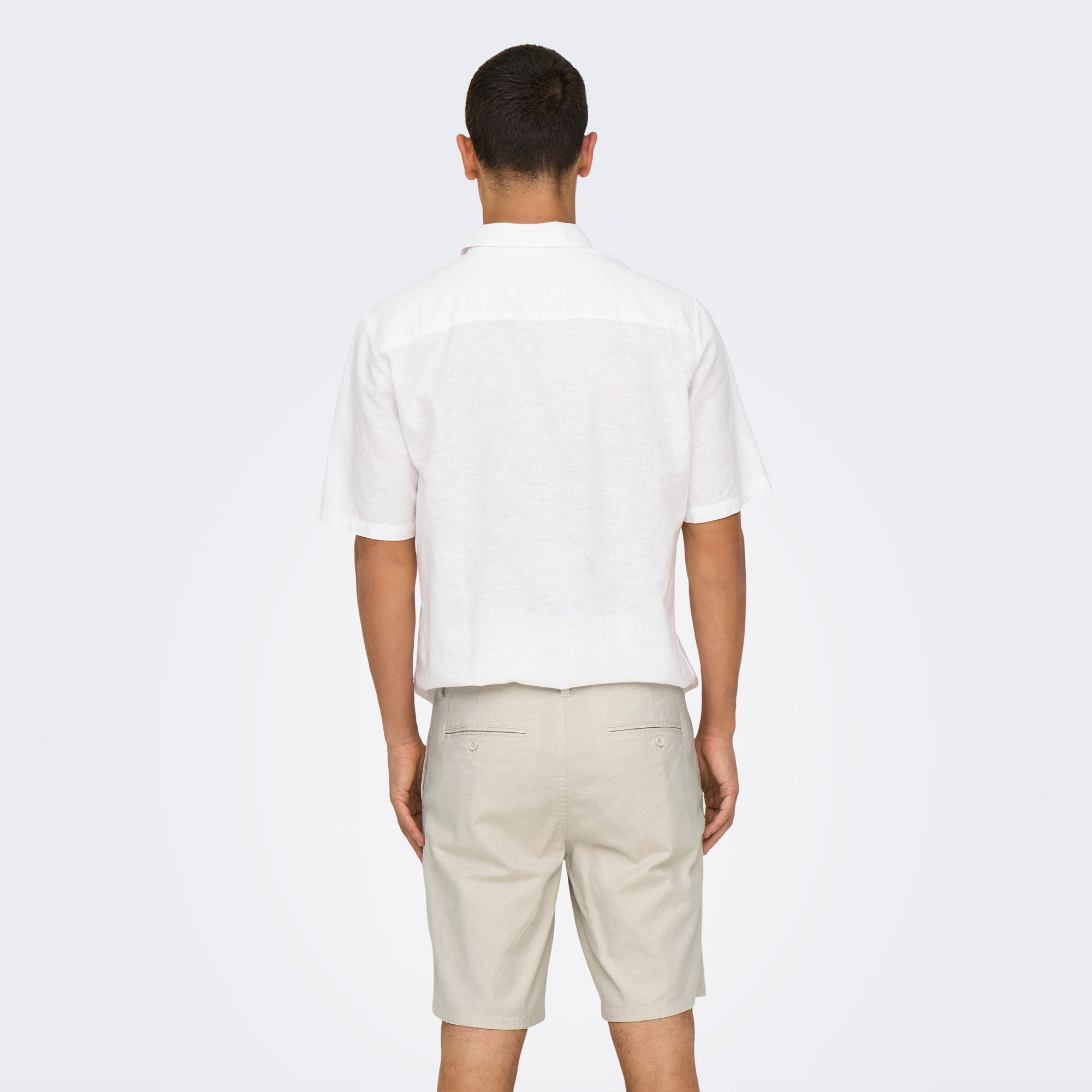 Only & Sons Mark Cotton Linnen Short Heren