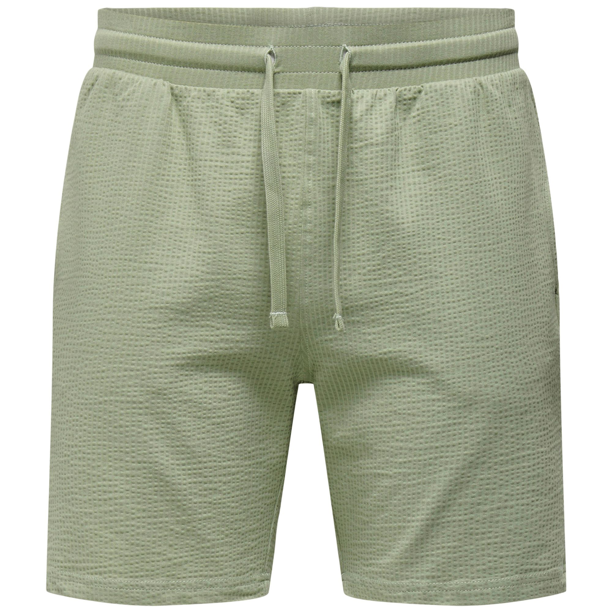 Only & Sons Kian Life Seersucker Joggingshort Heren