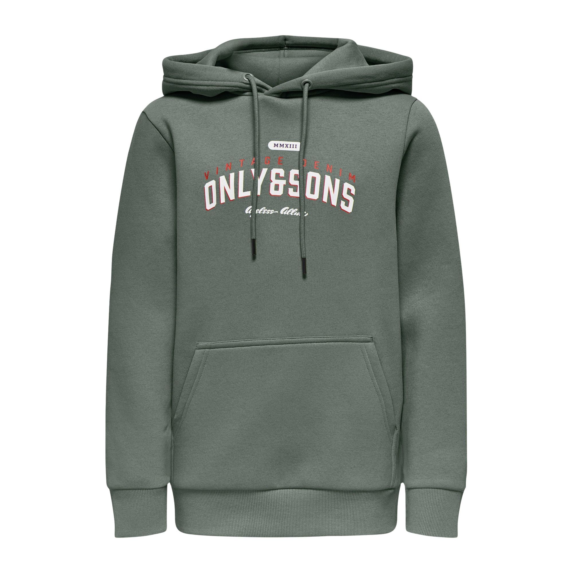 Only & Sons Ceres Vintage Print Hoodie Junior