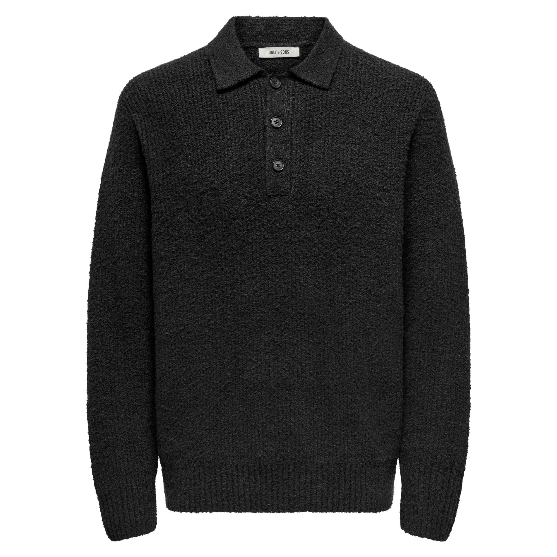 Pull Only & Sons Dale LS Polo Knit Hommes