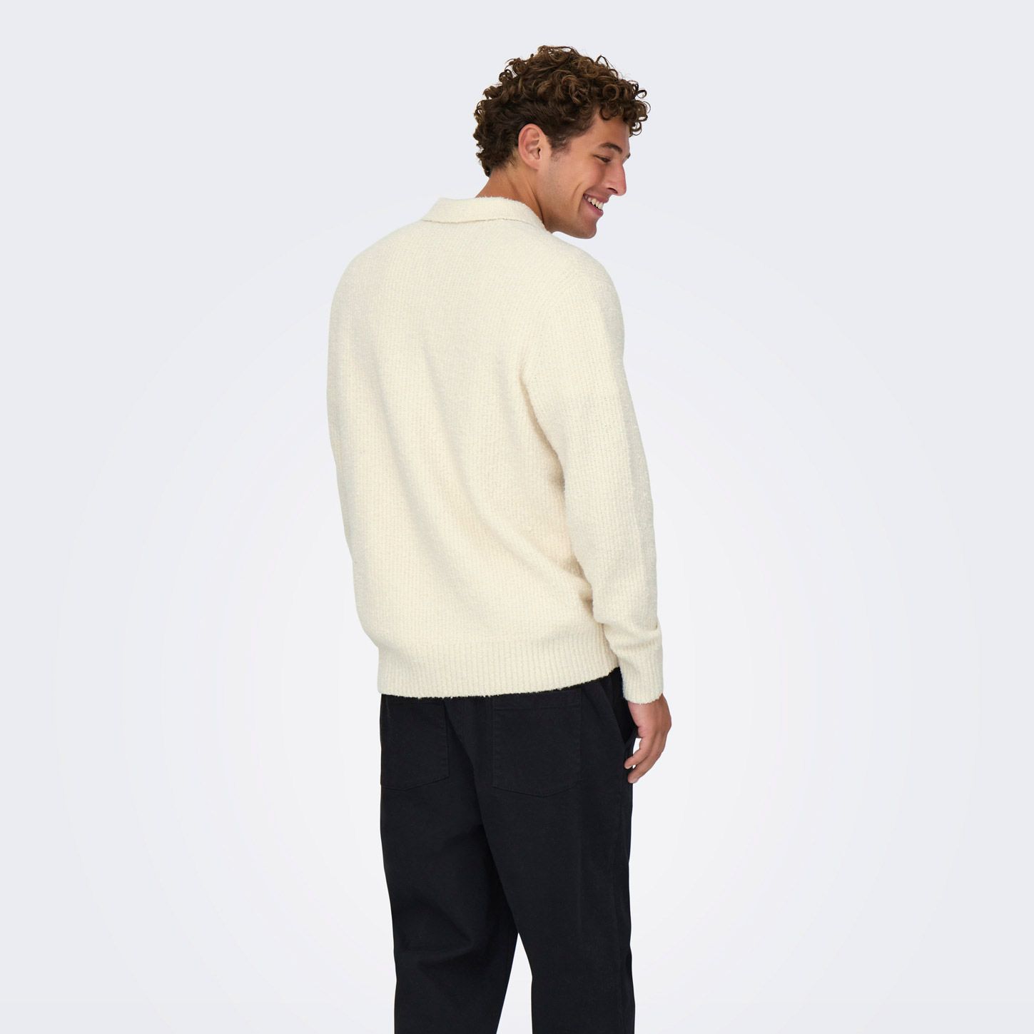 Only & Sons Dale LS Polo Knit Sweater Heren