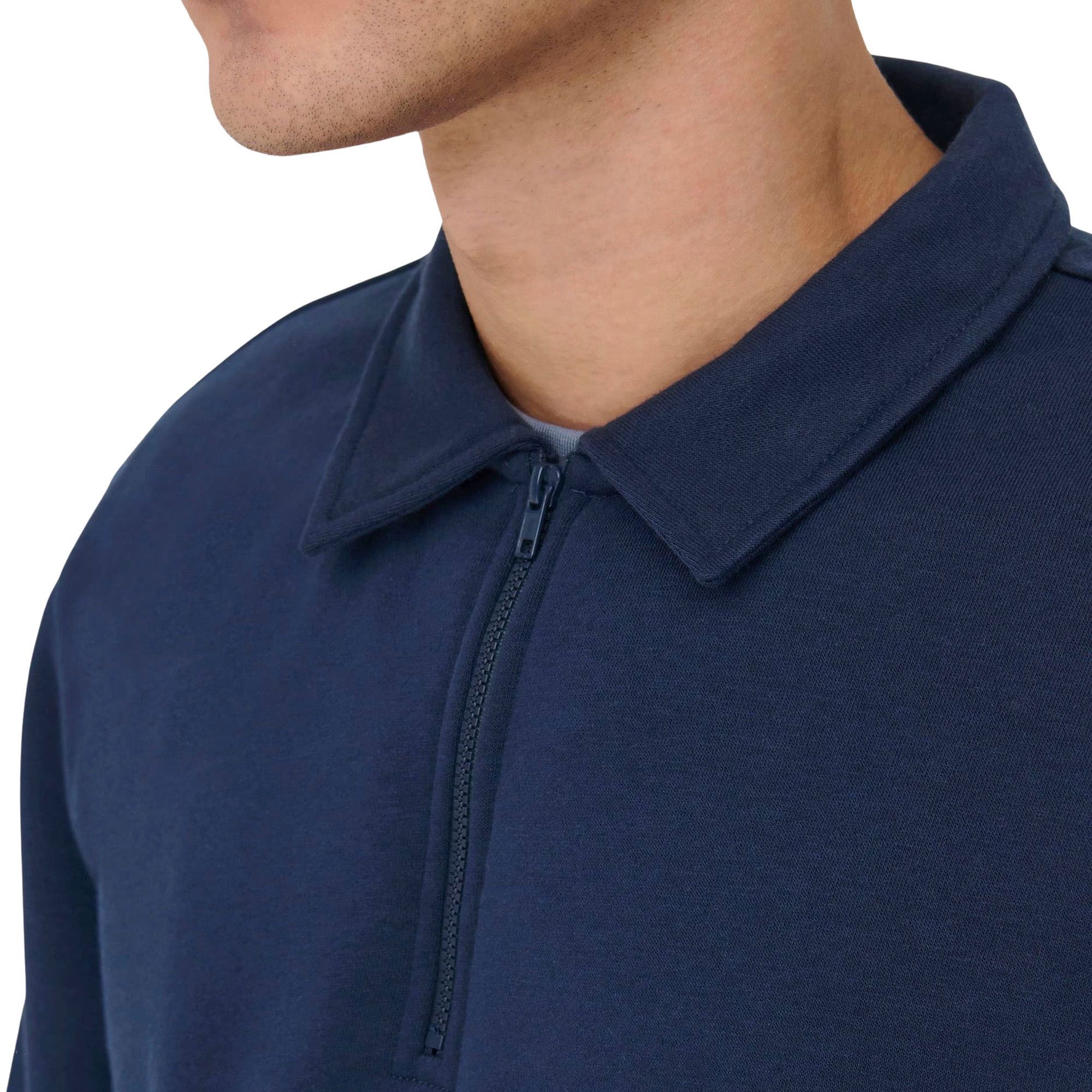 Pull Only & Sons Ceres 1/4 Zip Polo Hommes