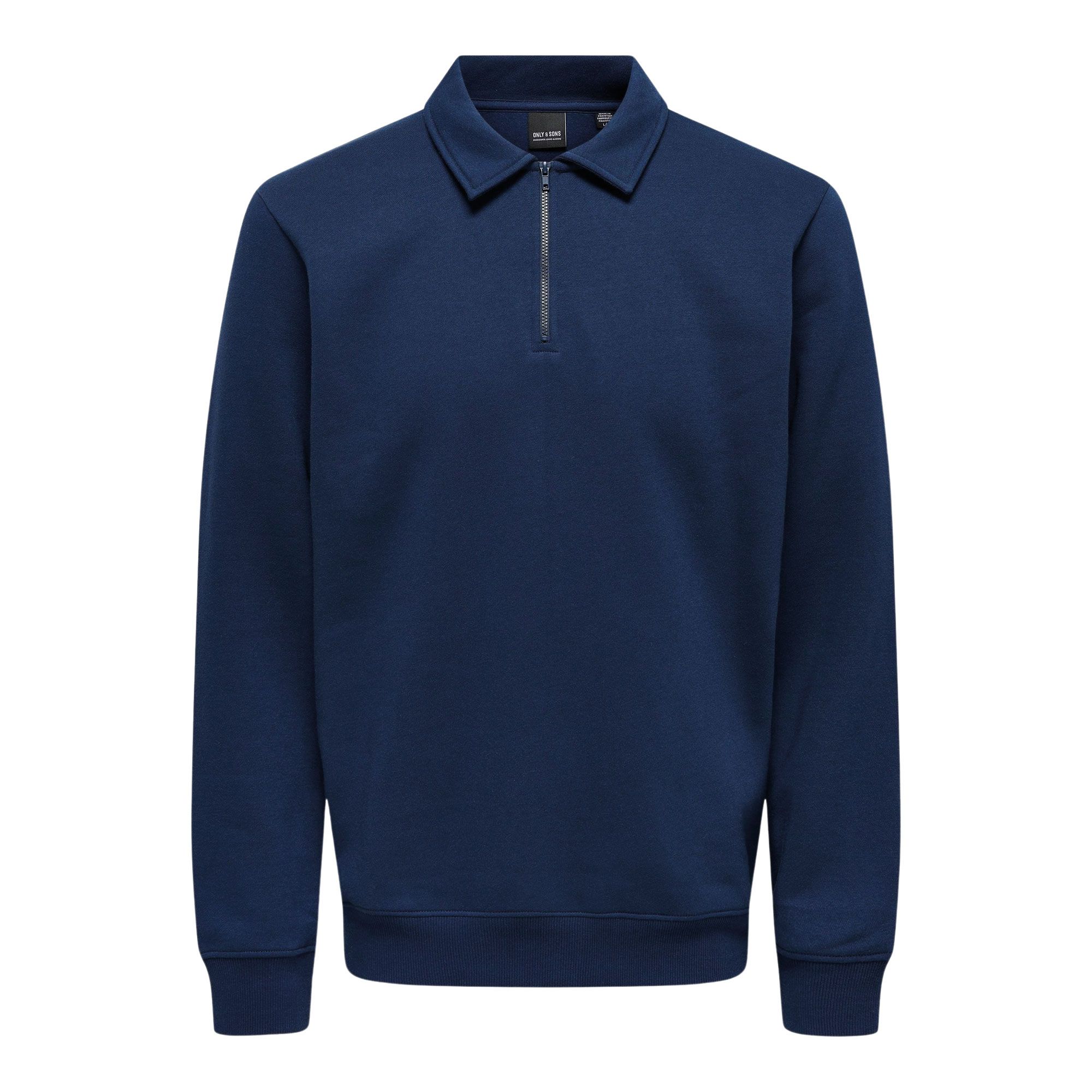 Pull Only & Sons Ceres 1/4 Zip Polo Hommes