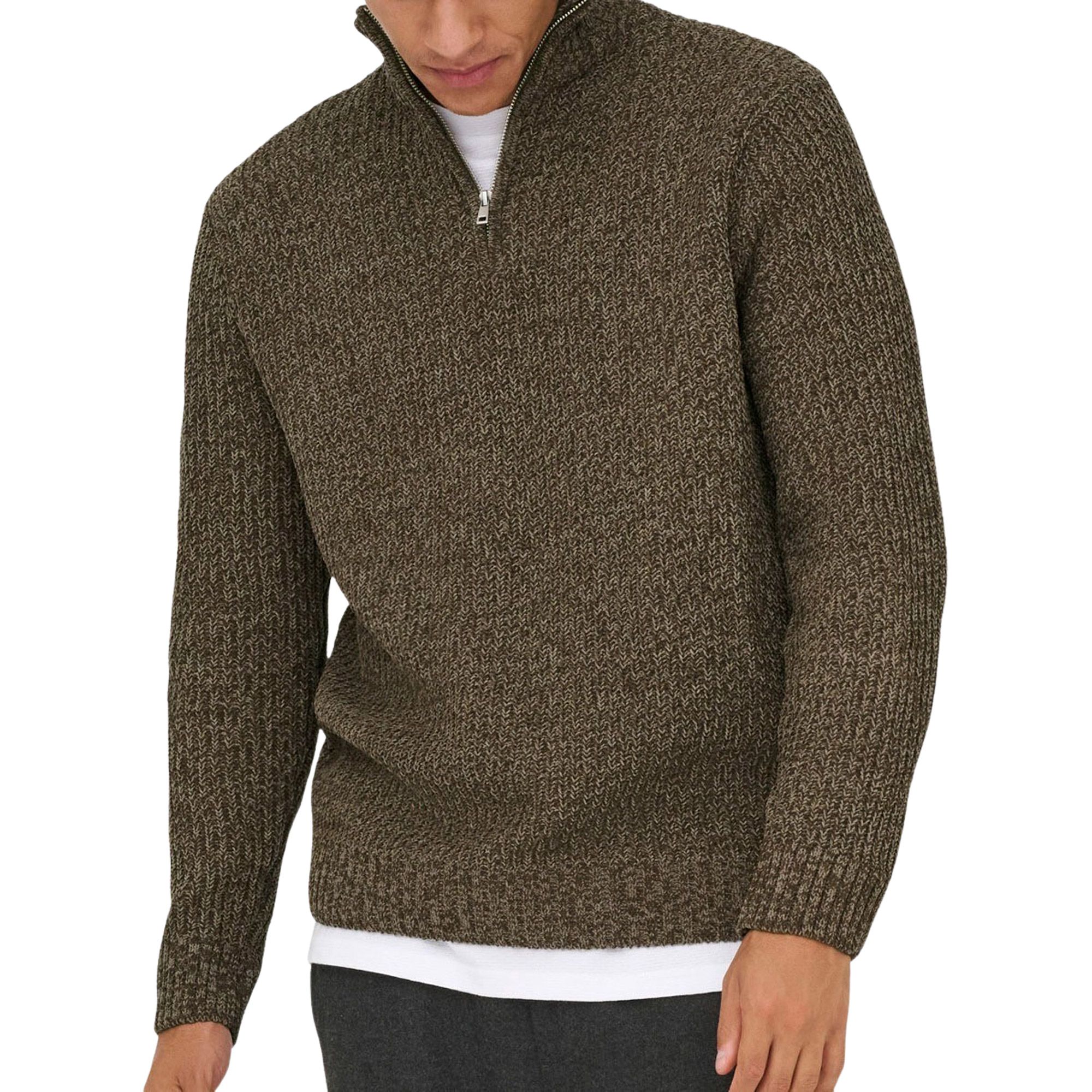 Only & Sons Join High Neck Knit Sweater Heren