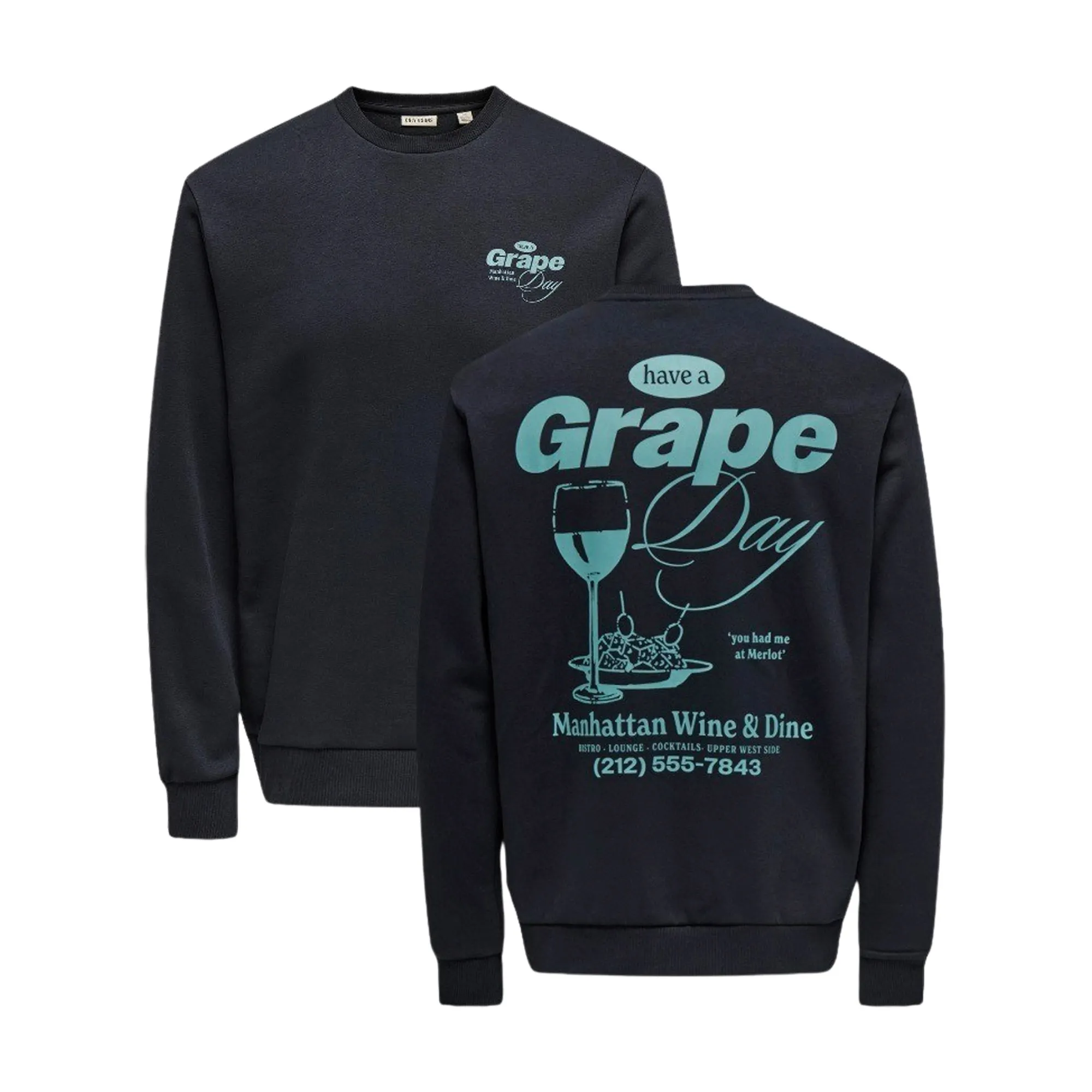 Only & Sons Alfresco Crew Neck Sweater Heren