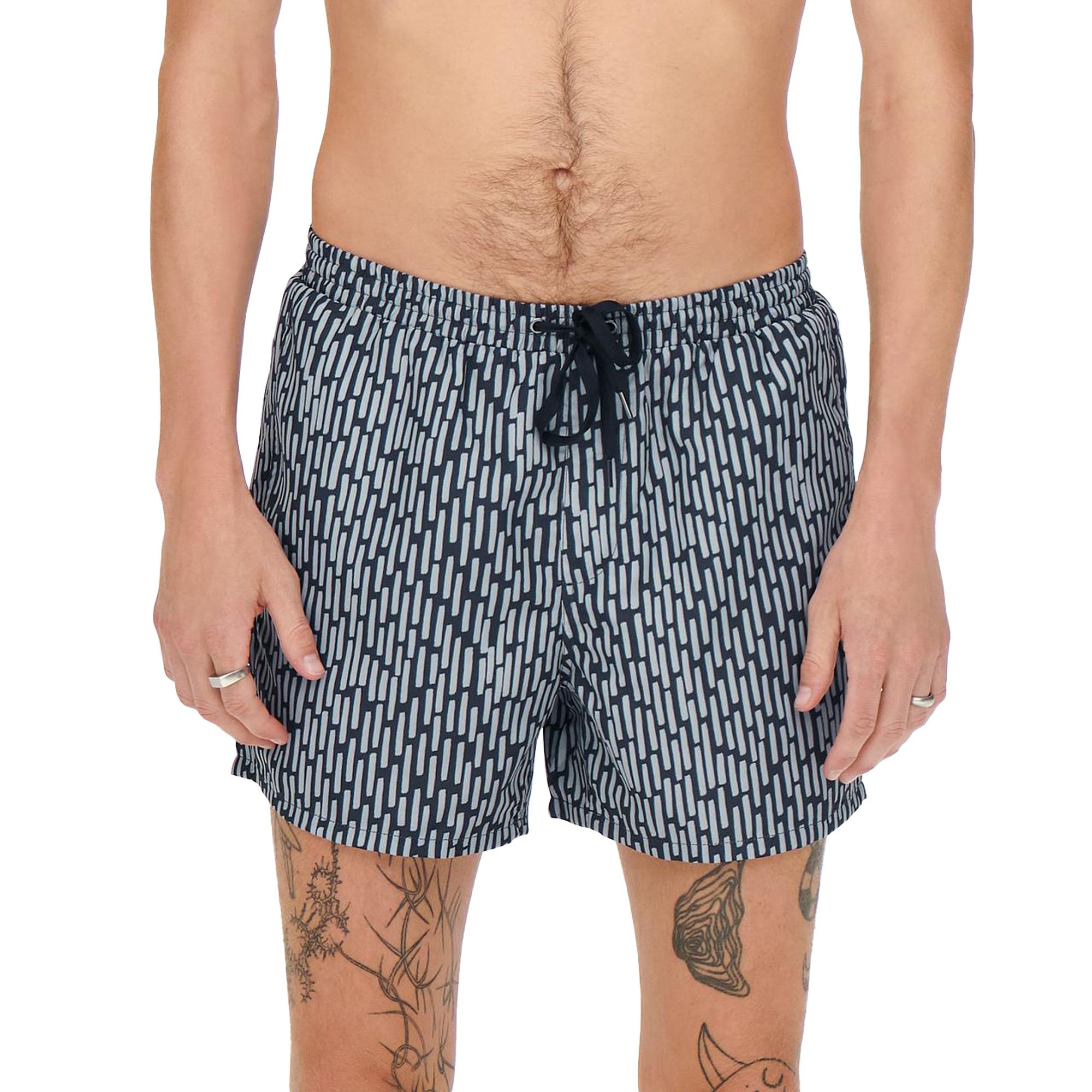 Only & Sons Ted Stripe Print GW 1835 Zwembroek Heren