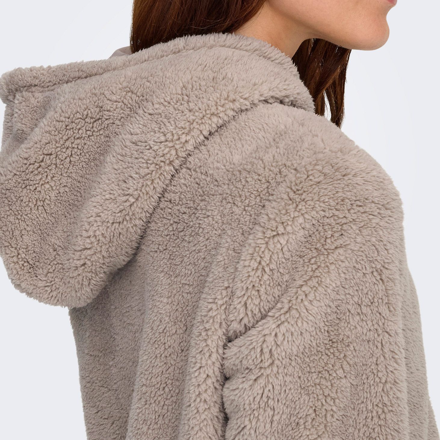 Only Play Cas-Fluf Hooded Short Vest Dames