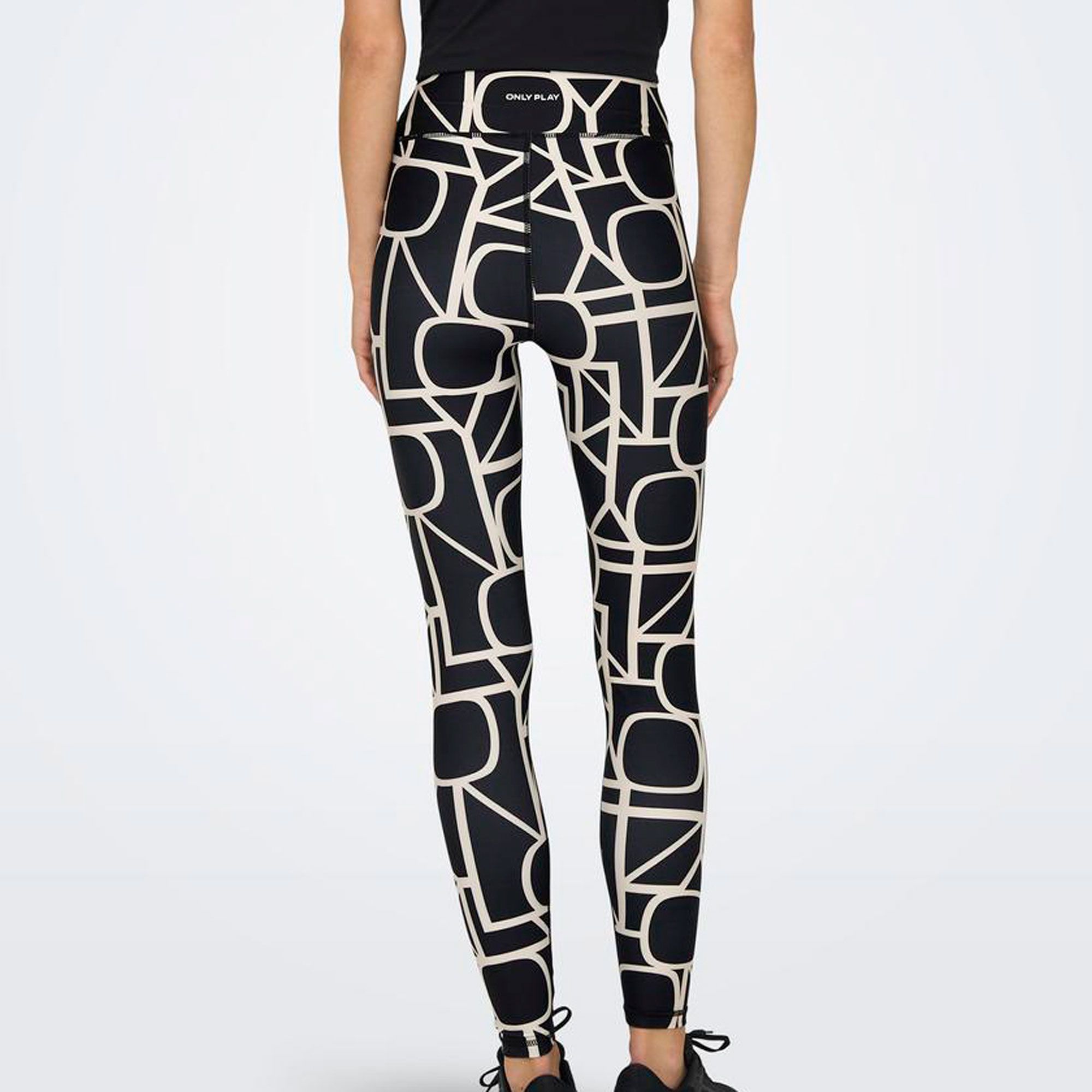 Only Play Font Logo High Waist Tight Dames