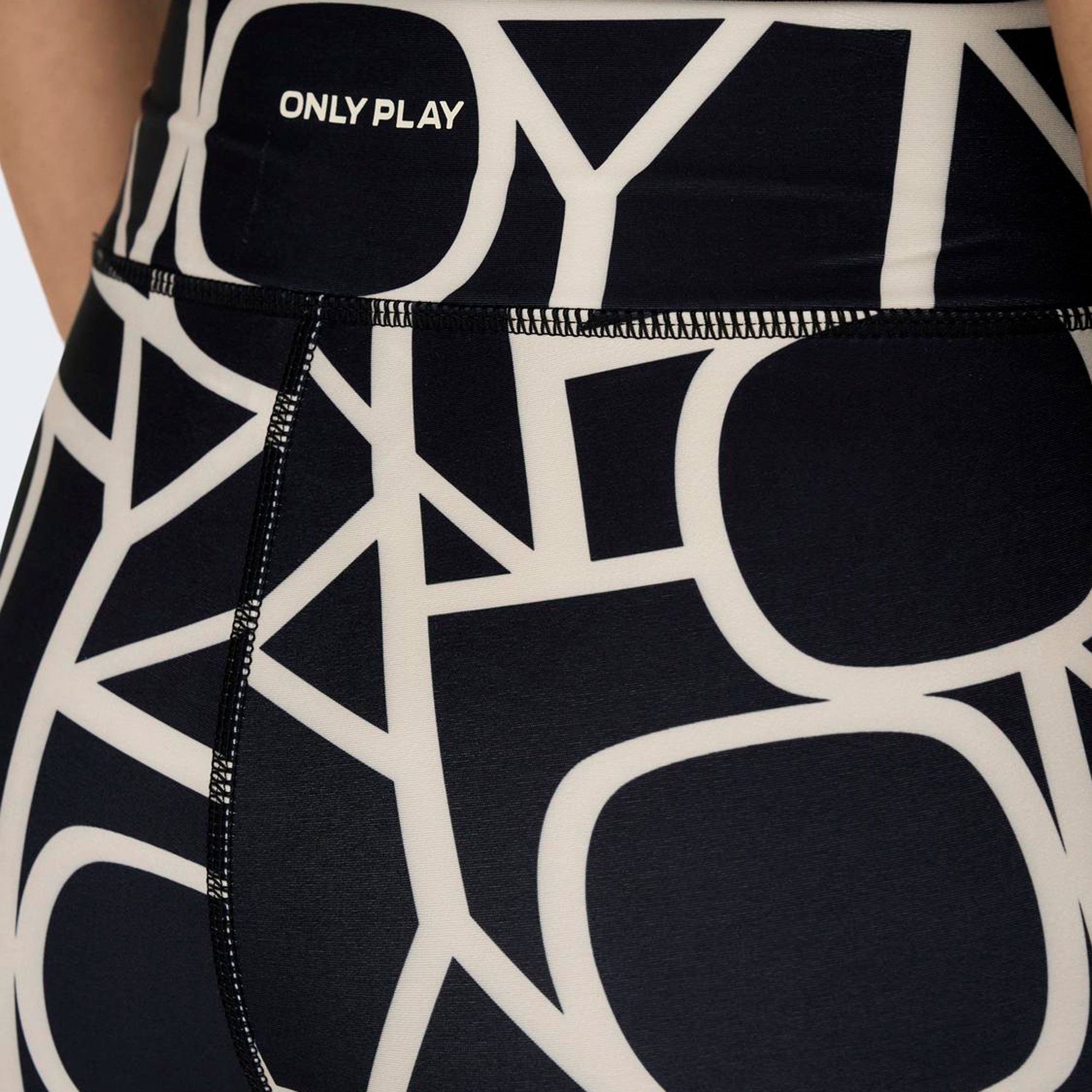 Only Play Font Logo High Waist Tight Dames