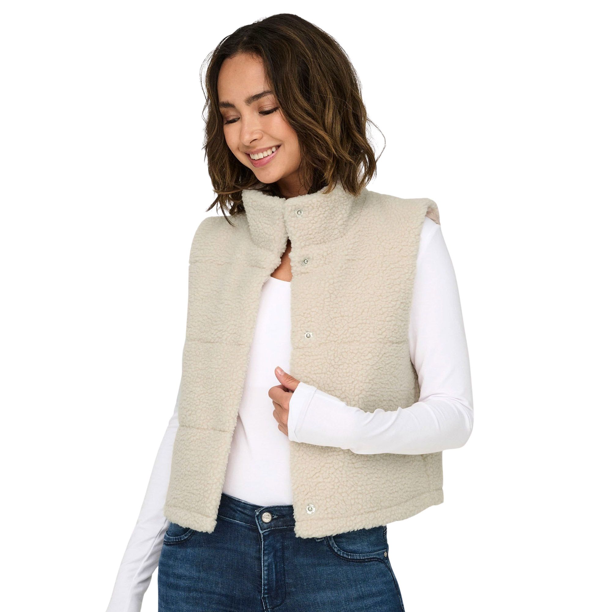 Uniquement le gilet Sandra Teddy pour dames