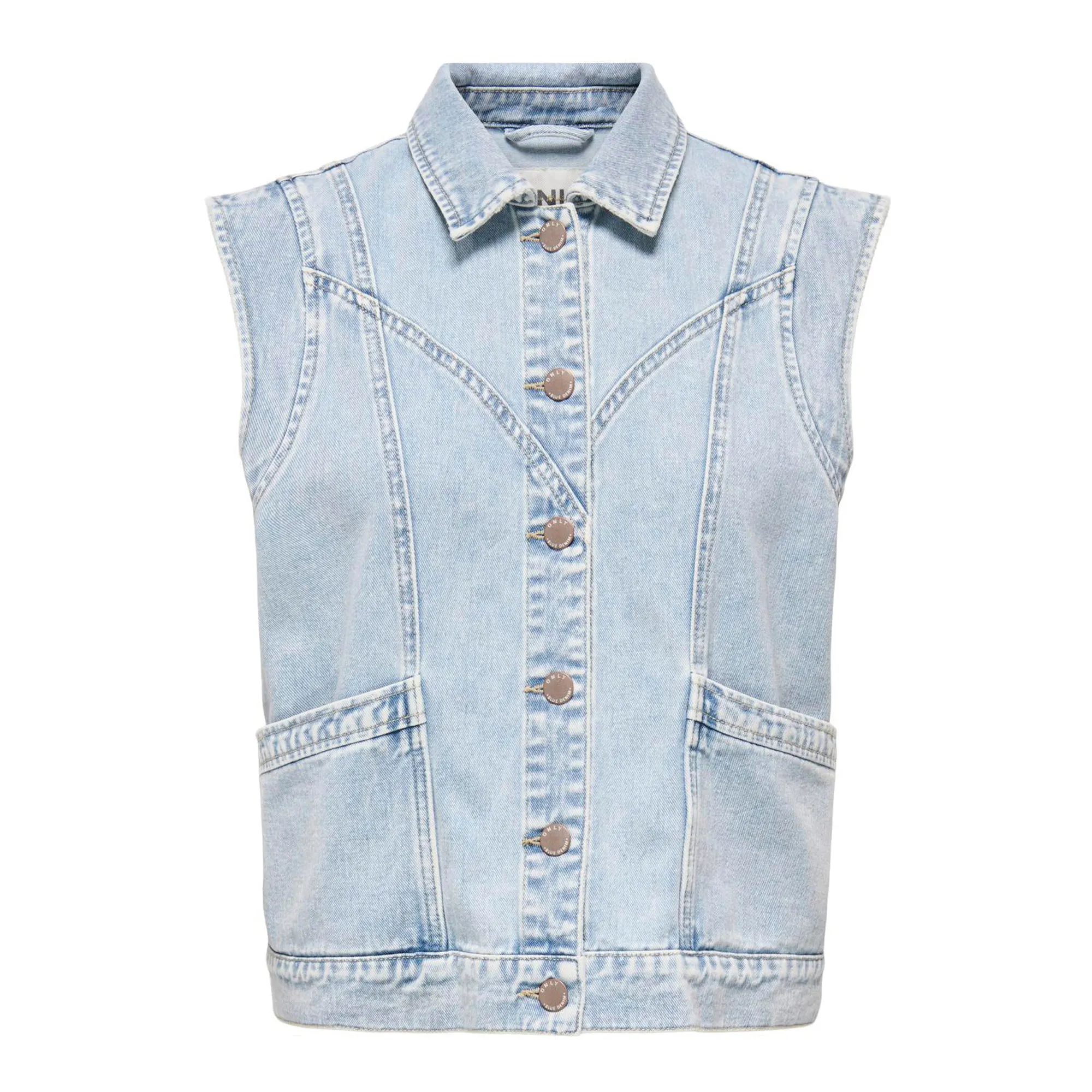 Only Kennedy Denim Gilet Dames
