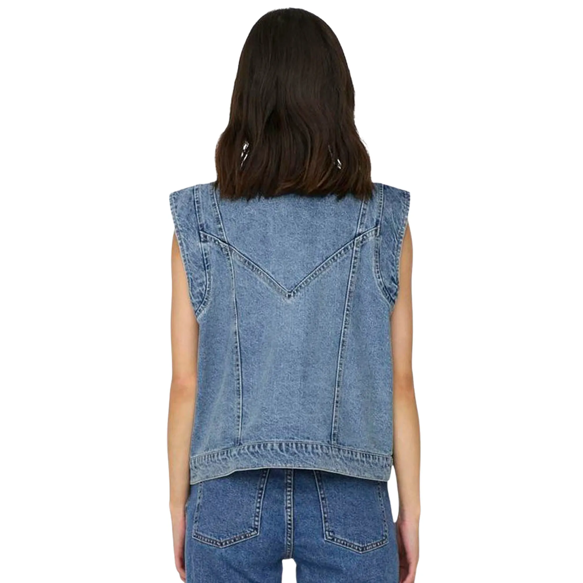 Only Kennedy Denim Gilet Dames