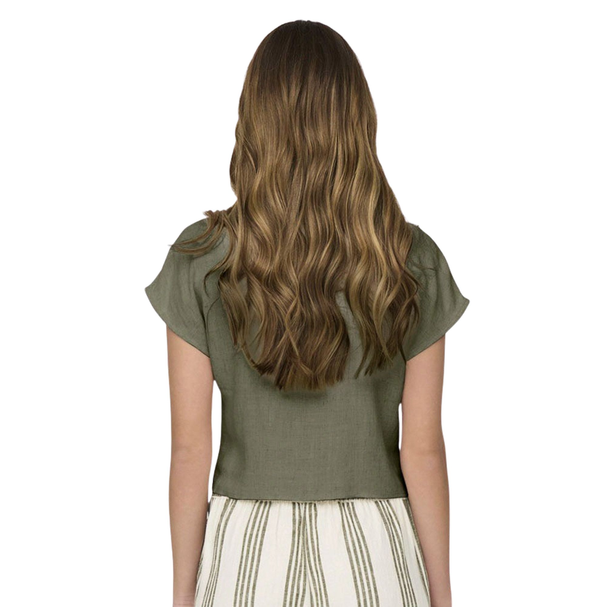 Only Siesta Knot Linnen Blouse Dames