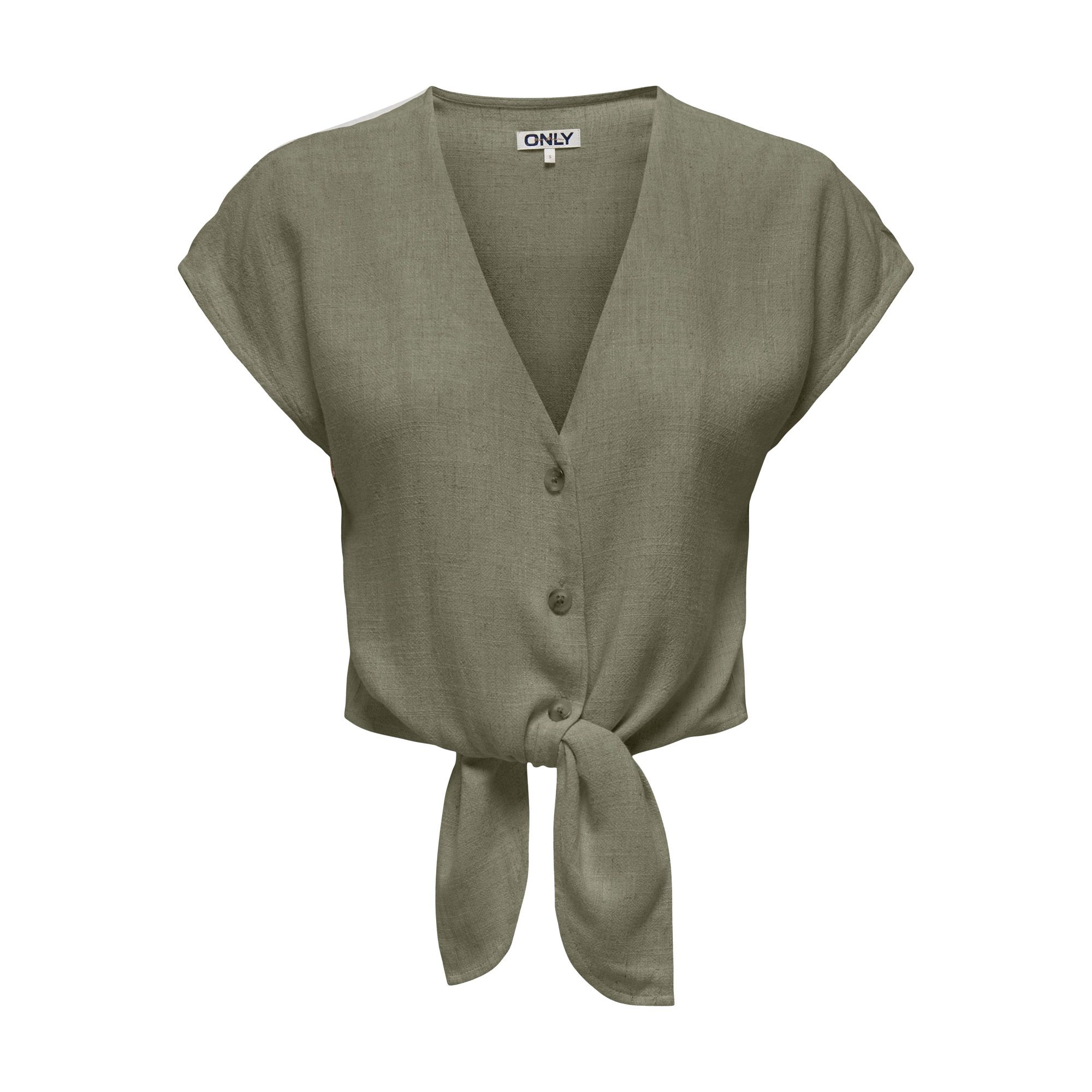 Only Siesta Knot Linnen Blouse Dames