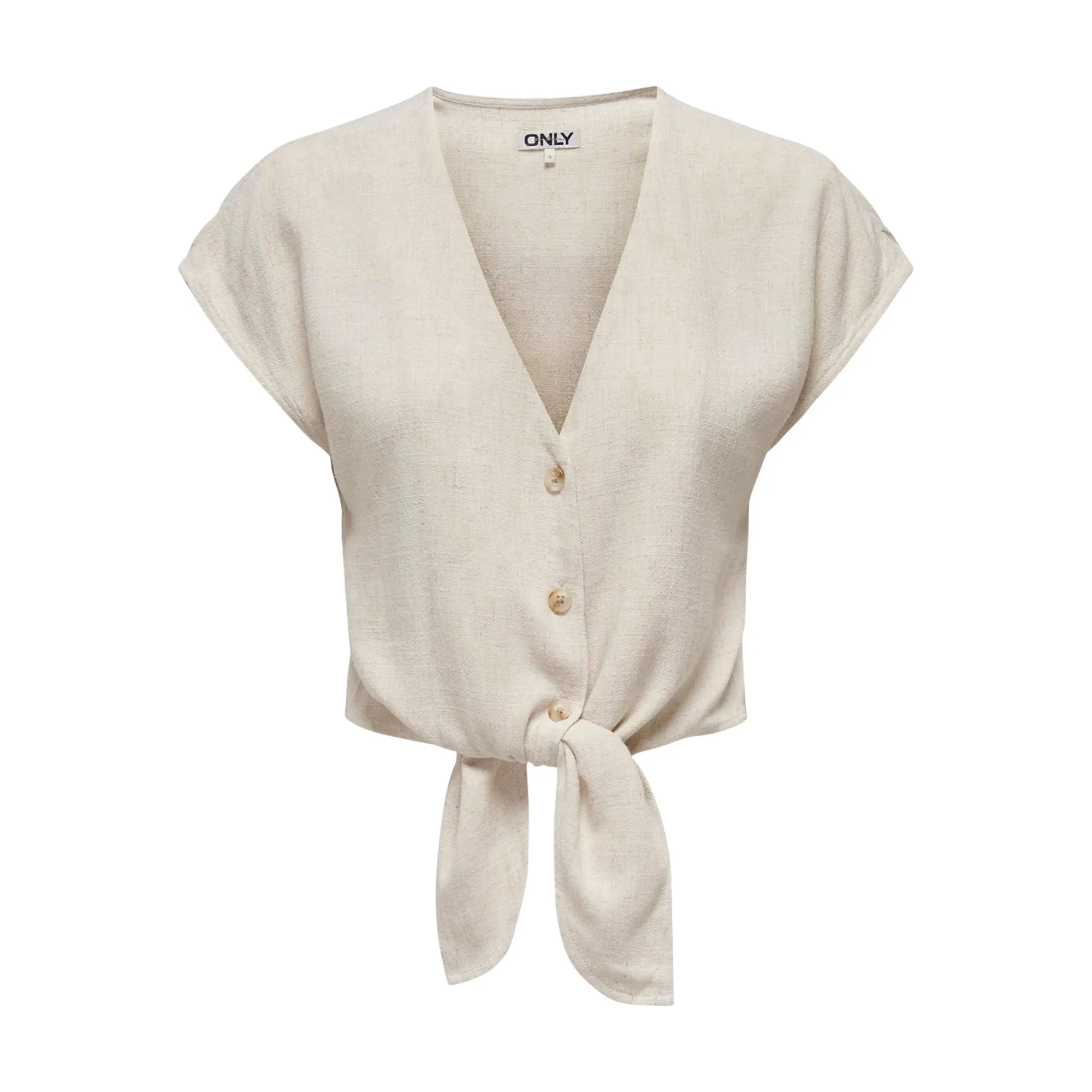 Only Siesta Knot Linnen Blouse Dames