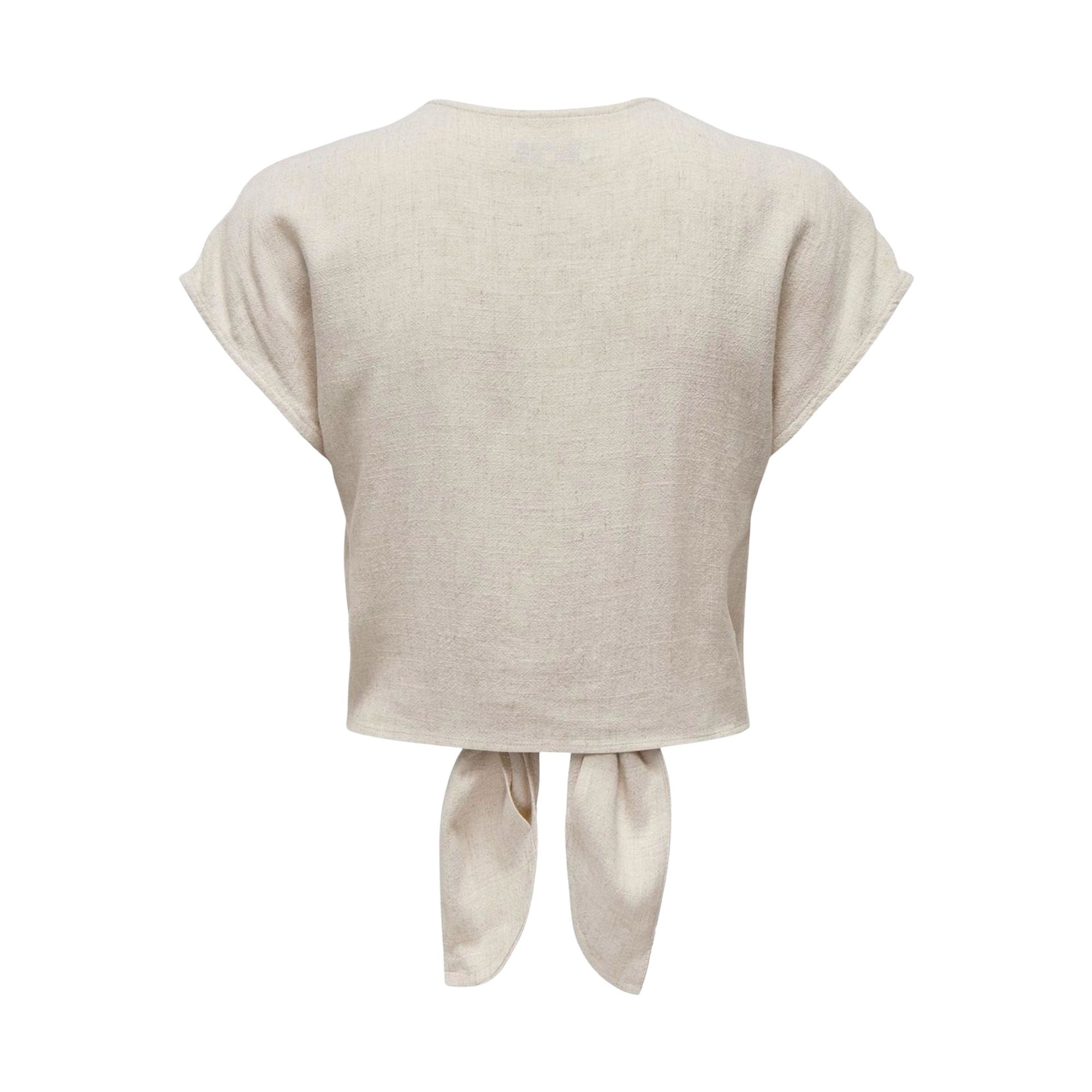 Only Siesta Knot Linnen Blouse Dames