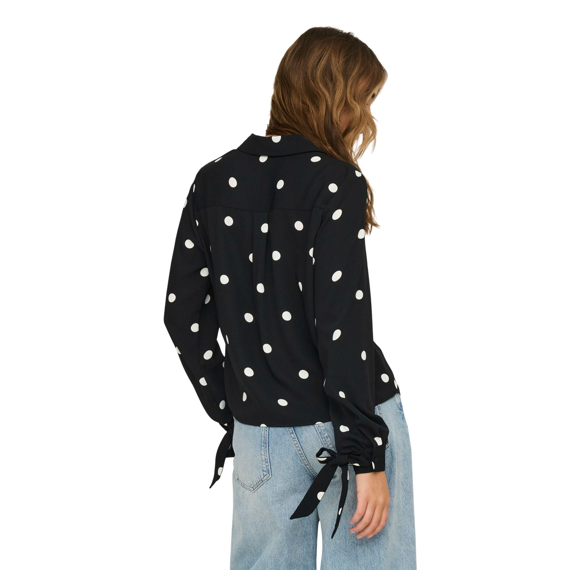 Only Belem LS Bow Blouse Dames