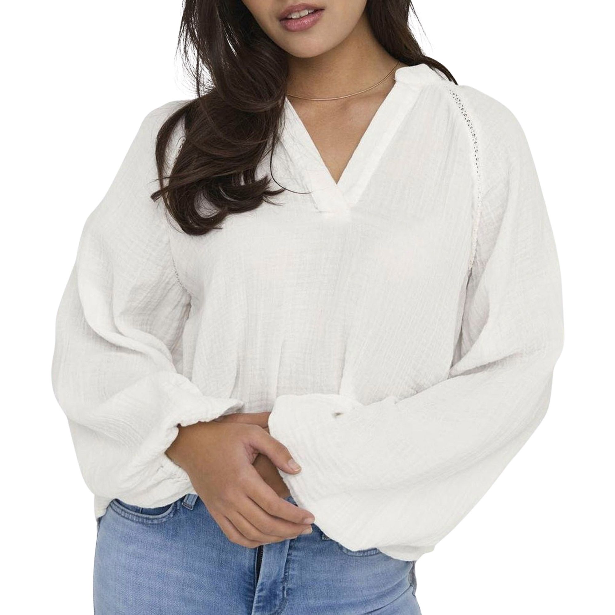 Only Thyra Life SL V-neck Blouse Dames