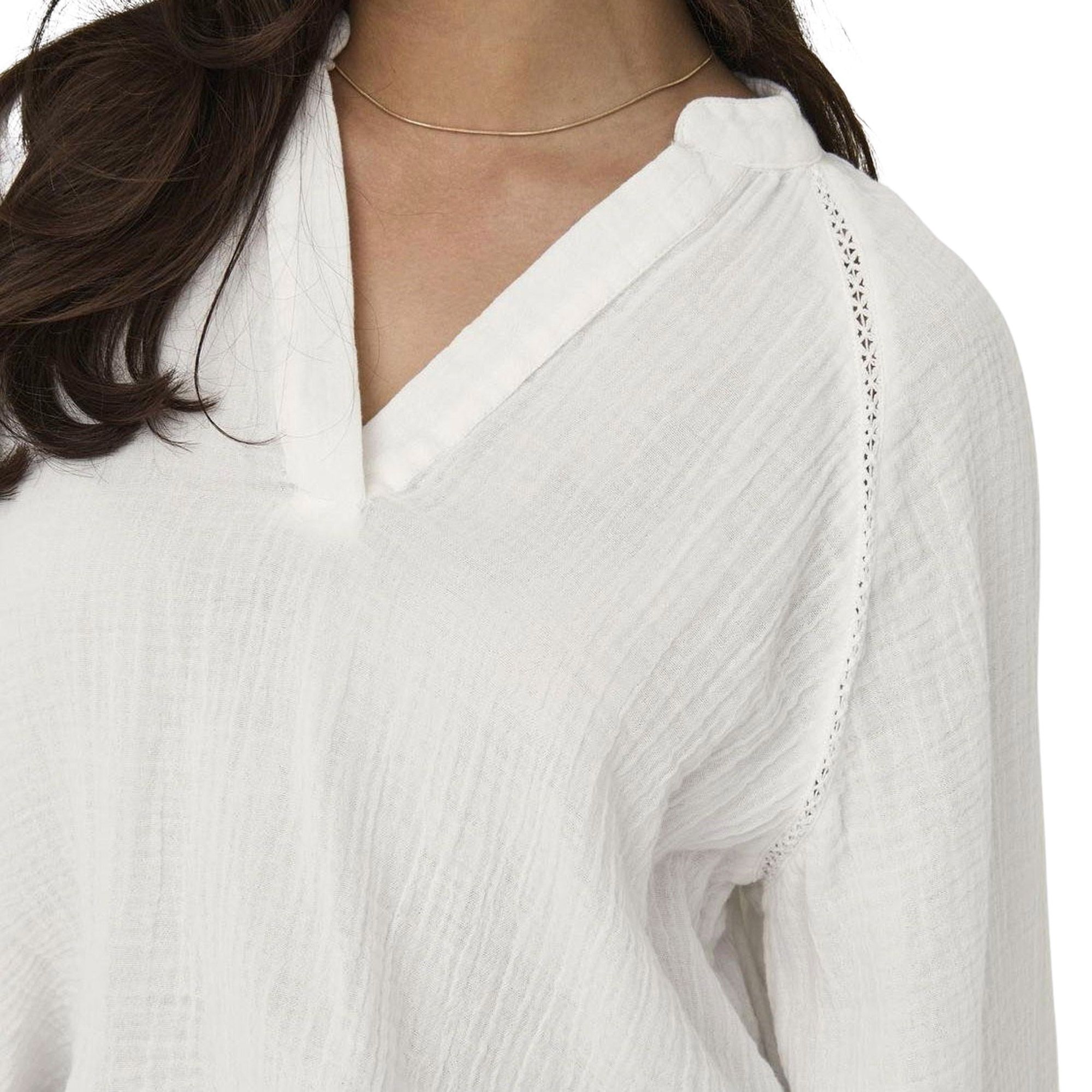 Only Thyra Life SL V-neck Blouse Dames
