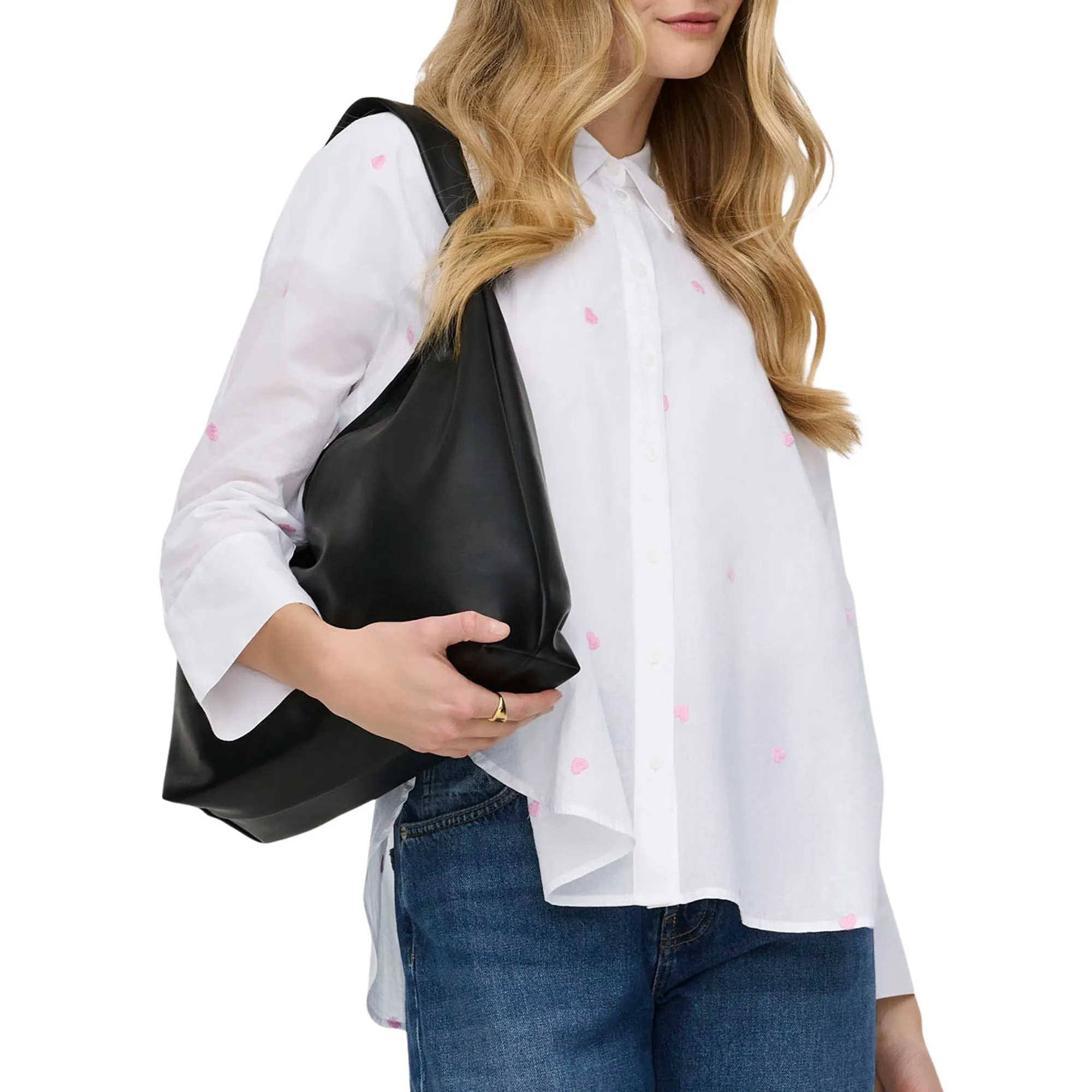 Only New Lina Grace LS Emb Blouse Dames