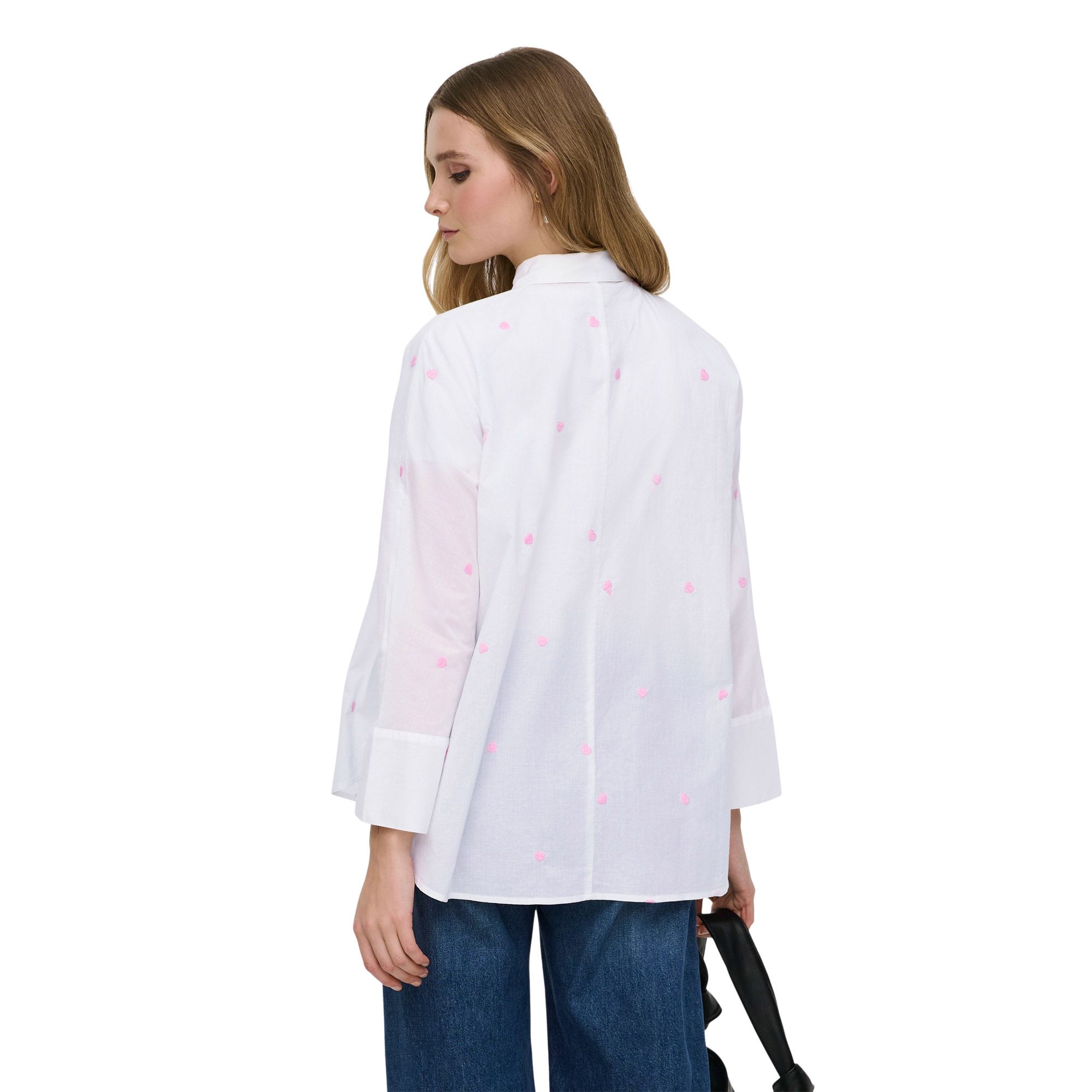 Only New Lina Grace LS Emb Blouse Dames