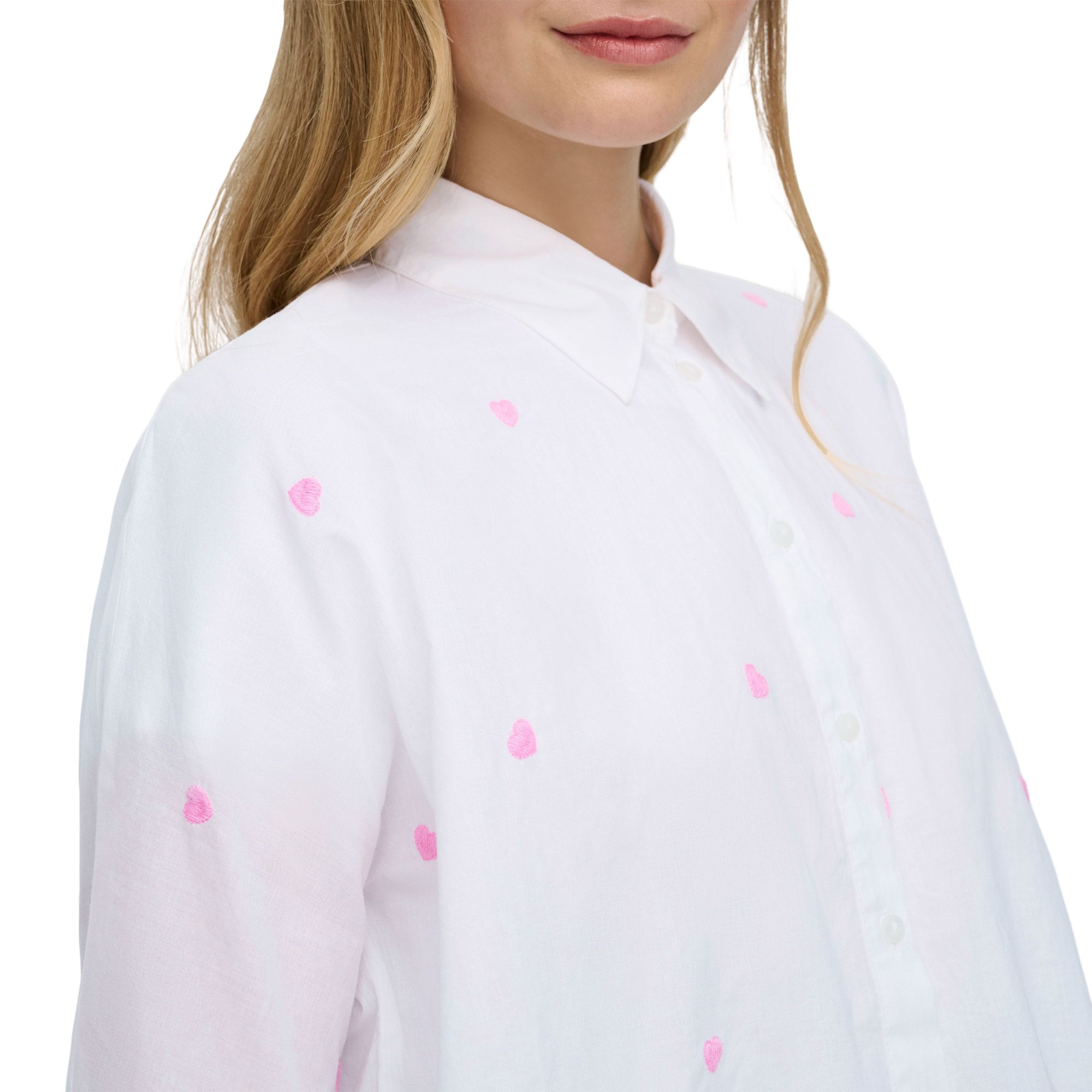 Only New Lina Grace LS Emb Blouse Dames