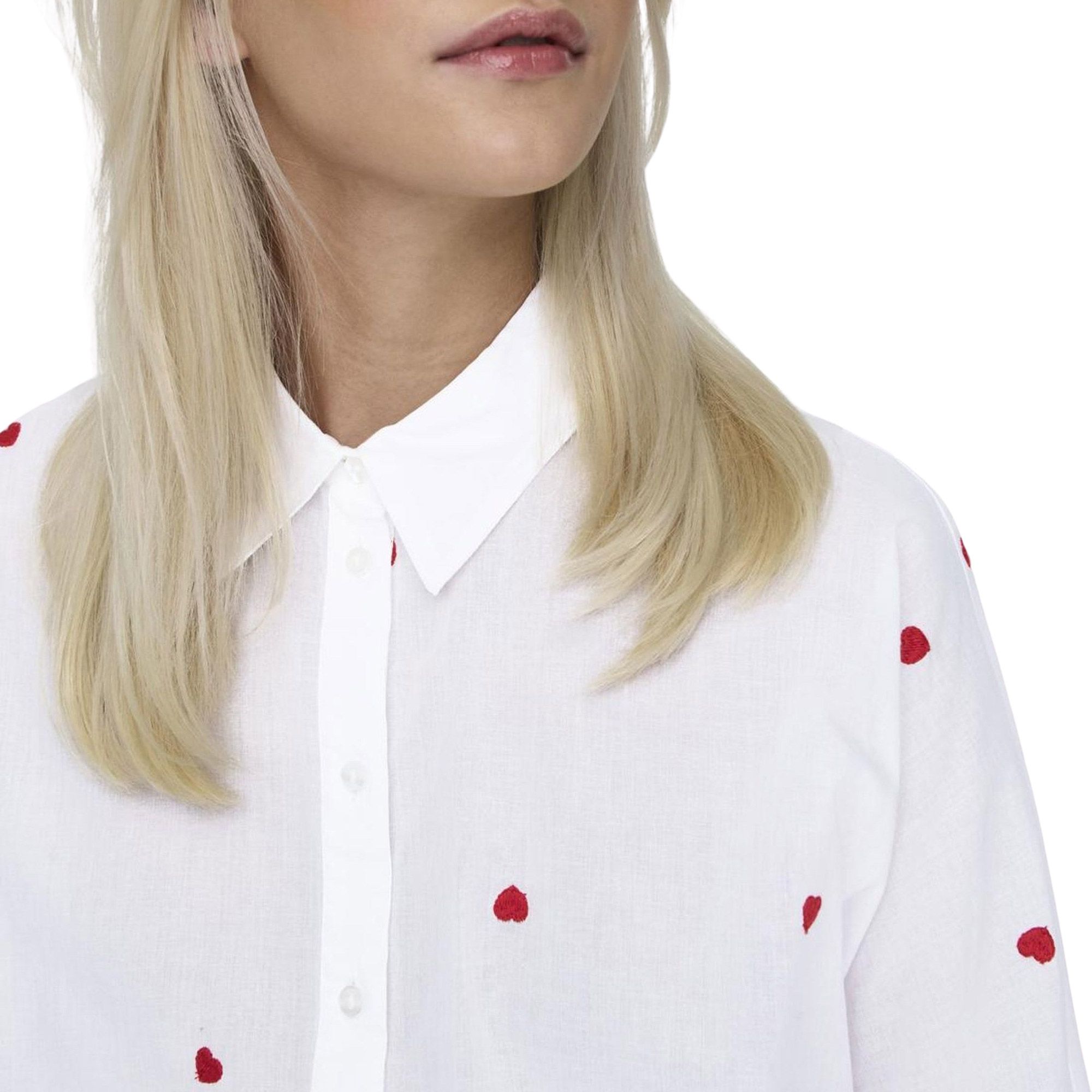 Only New Lina Grace LS Emb Blouse Dames