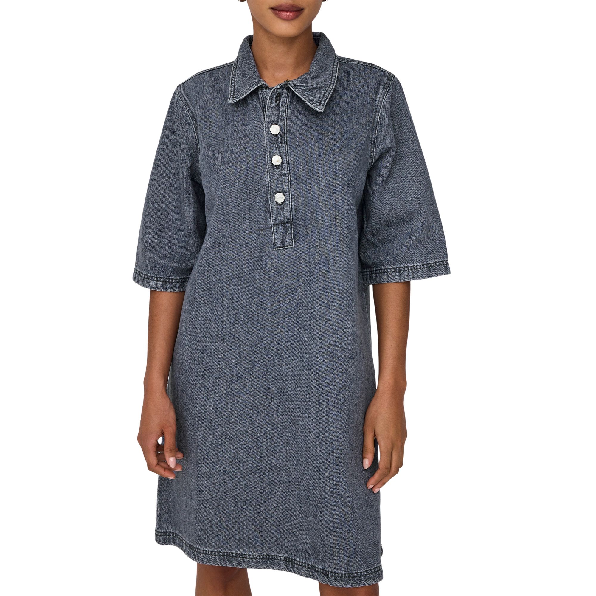 Only Gry Denim Jurk Dames
