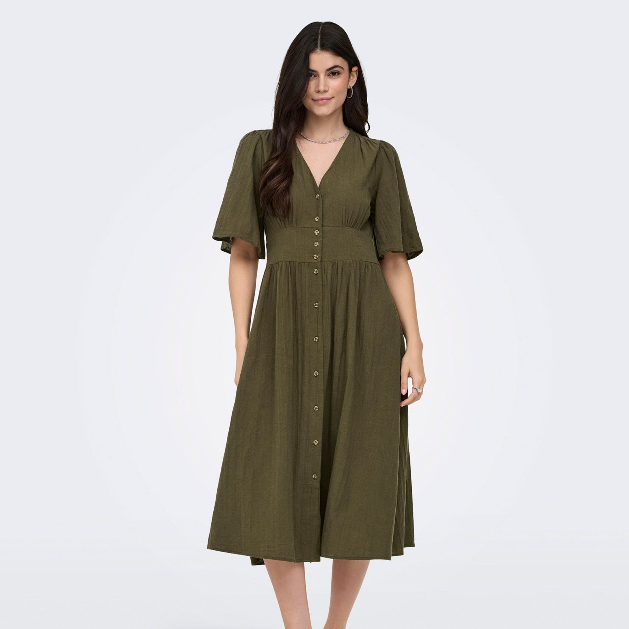 Only Tizana Midi Jurk Dames