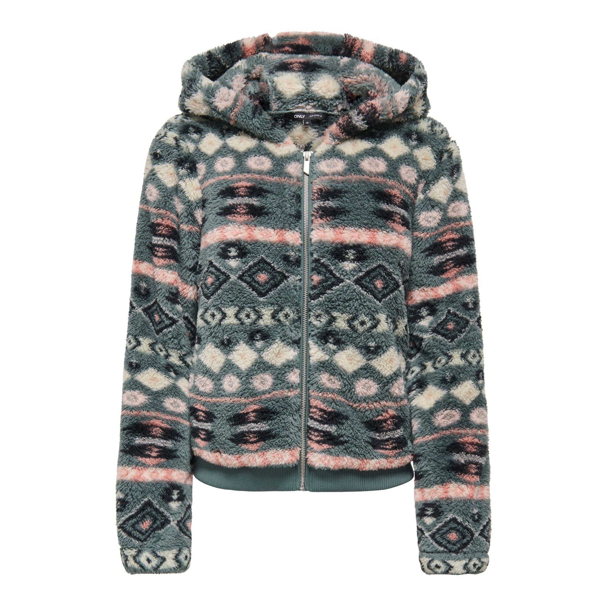 Veste polaire Only Anna Contact AOP Hooded Femmes