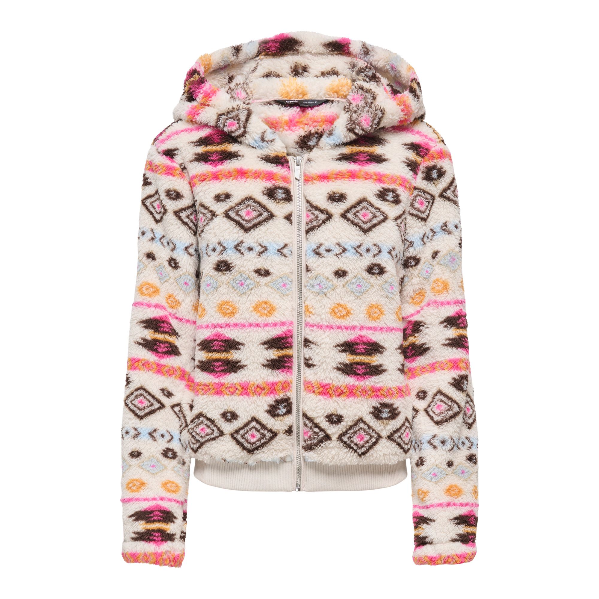 Veste polaire Only Anna Contact AOP Hooded Femmes