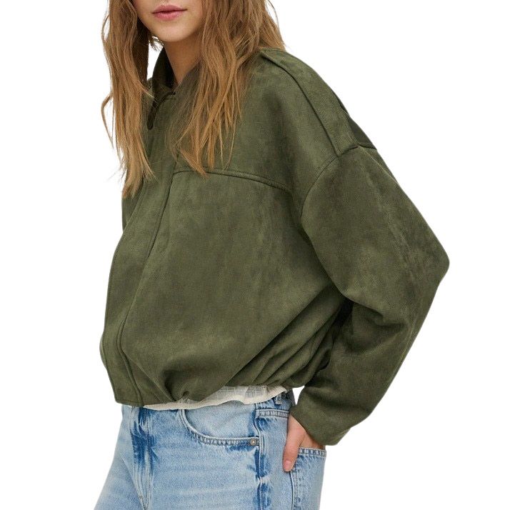 Only Moon-Stina Faux Suede Bomberjack Dames